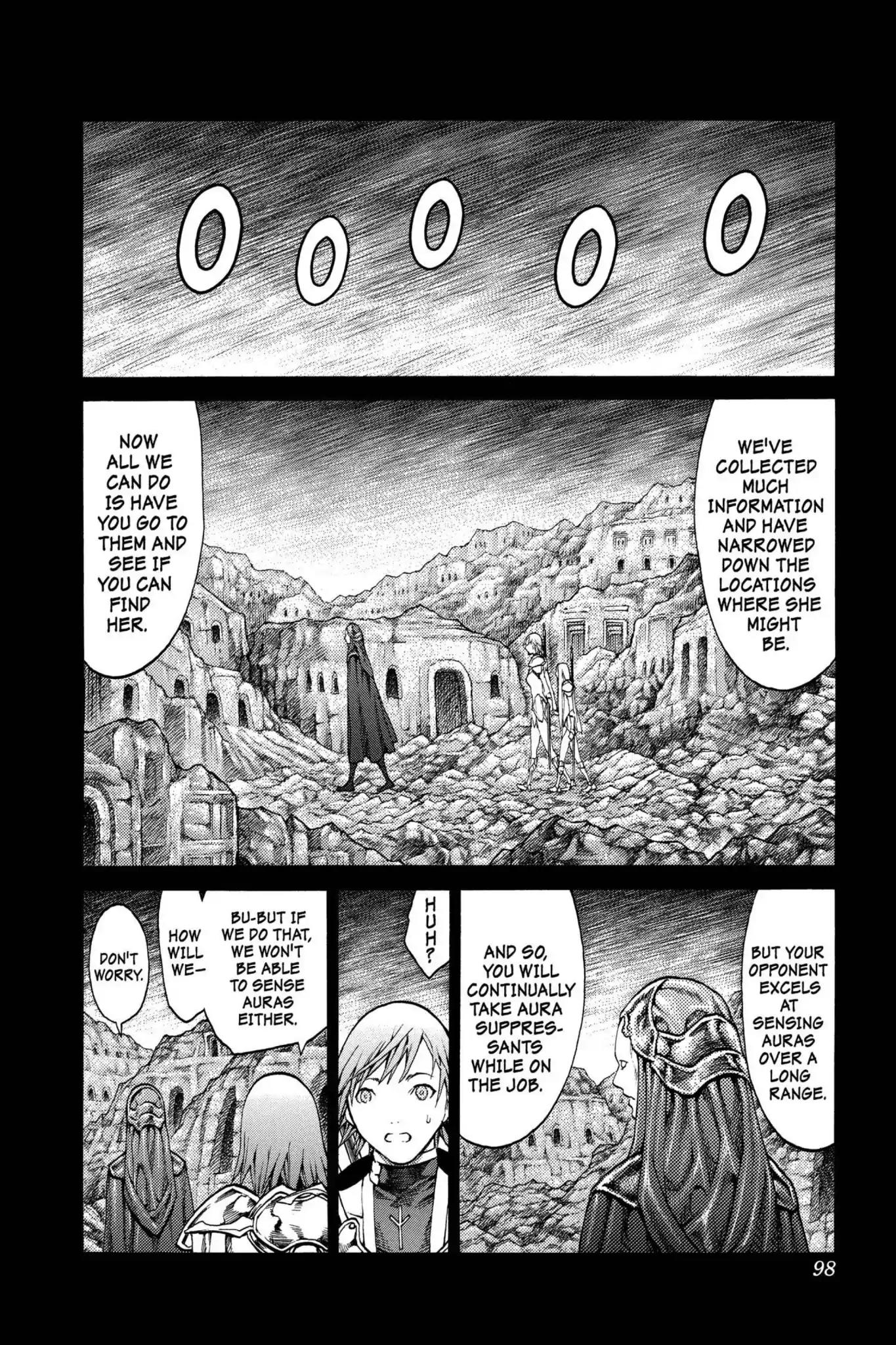 Claymore Chapter 73 page 4 - Chapter 73: Vol.13 Scene 73: A Child Weapon