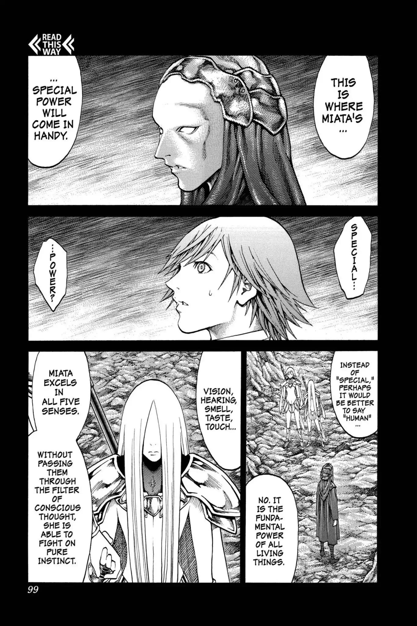 Claymore Chapter 73 page 5 - Chapter 73: Vol.13 Scene 73: A Child Weapon