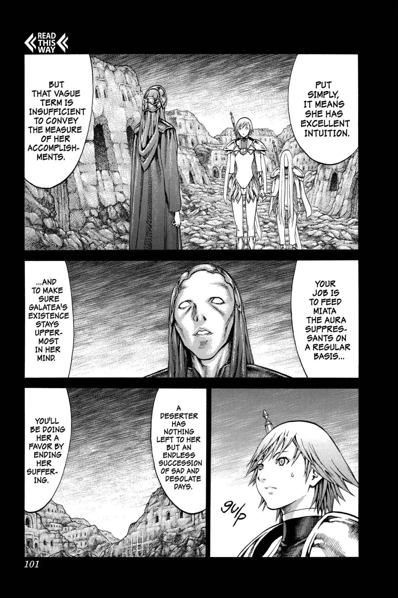 Claymore Chapter 73 page 7 - Chapter 73: Vol.13 Scene 73: A Child Weapon