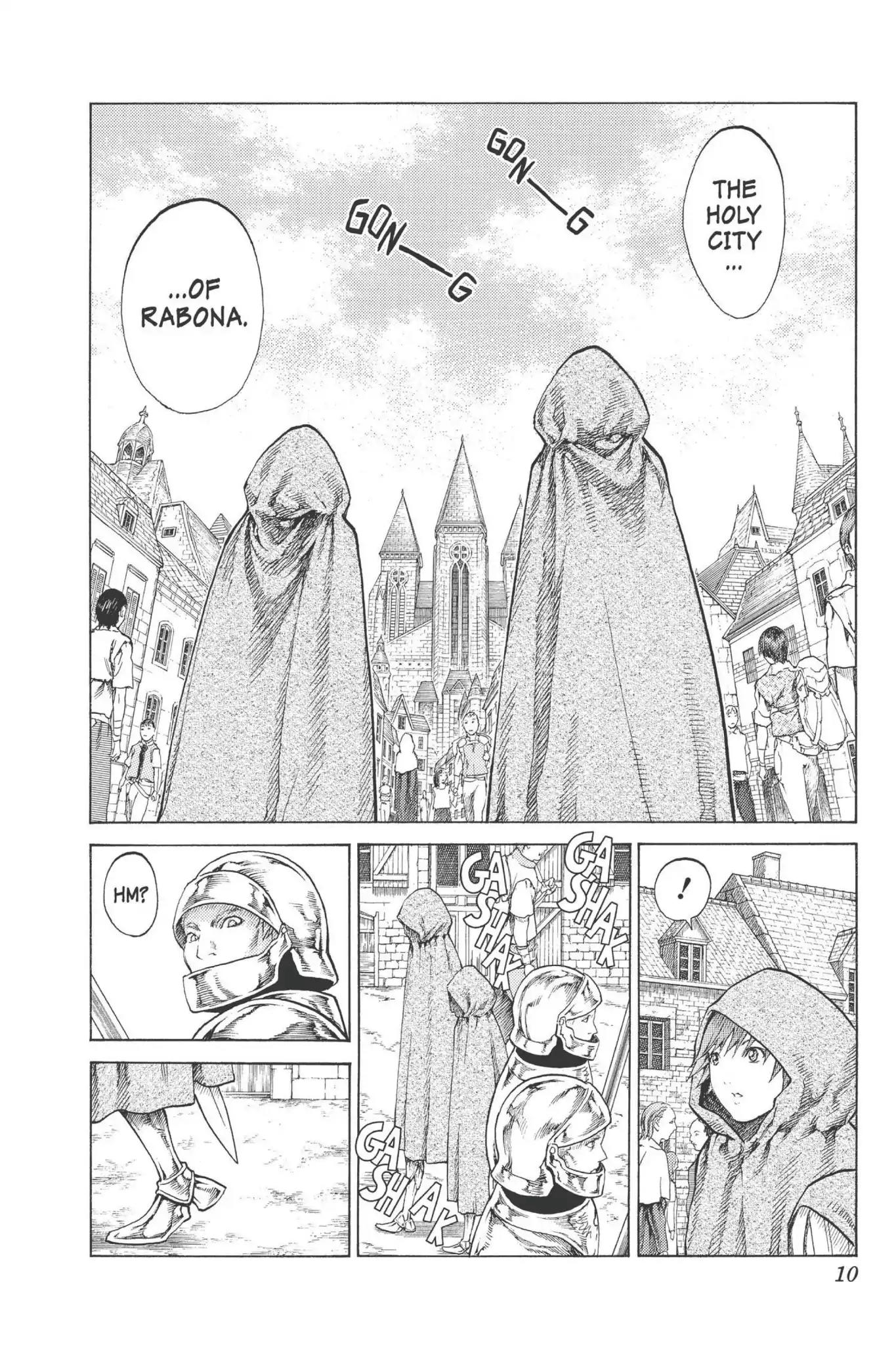 Claymore Chapter 74 page 10 - Chapter 74: Vol.14 Scene 74: A Child Weapon, Part 2
