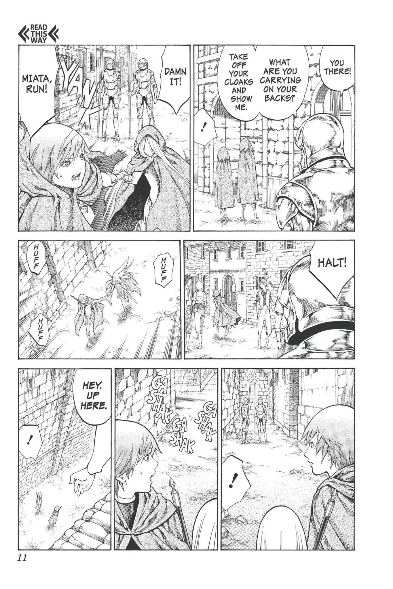 Claymore Chapter 74 page 11 - Chapter 74: Vol.14 Scene 74: A Child Weapon, Part 2