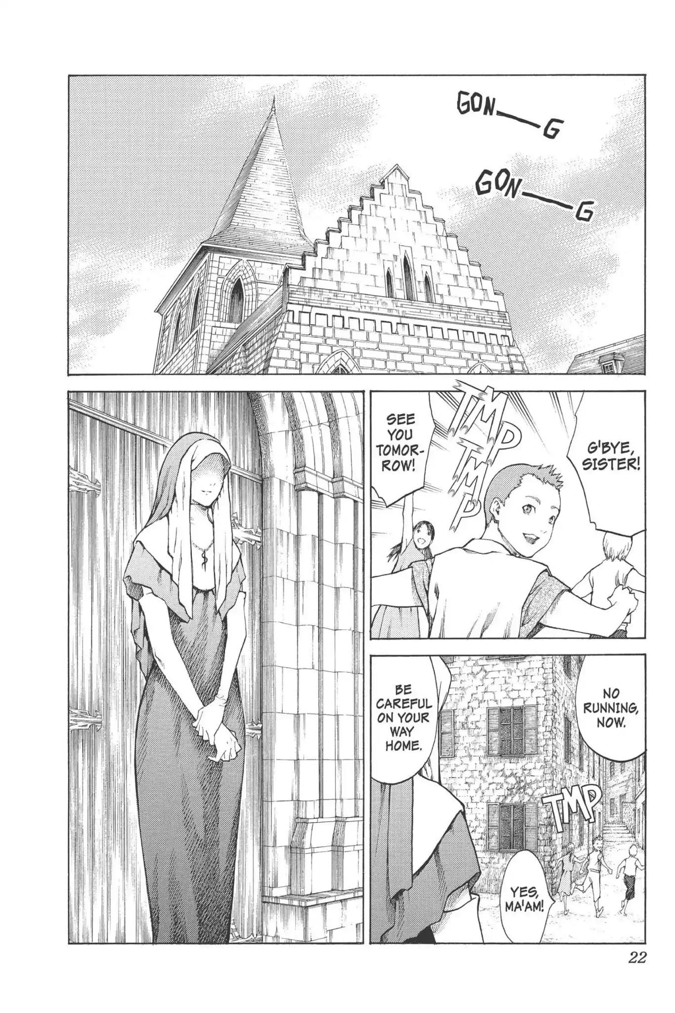 Claymore Chapter 74 page 22 - Chapter 74: Vol.14 Scene 74: A Child Weapon, Part 2