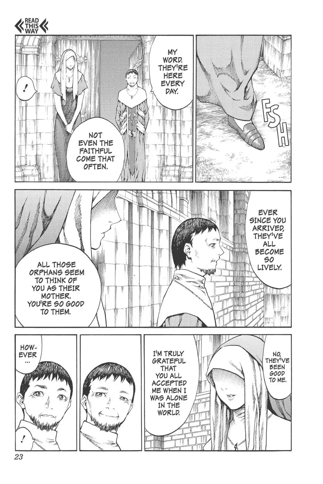 Claymore Chapter 74 page 23 - Chapter 74: Vol.14 Scene 74: A Child Weapon, Part 2