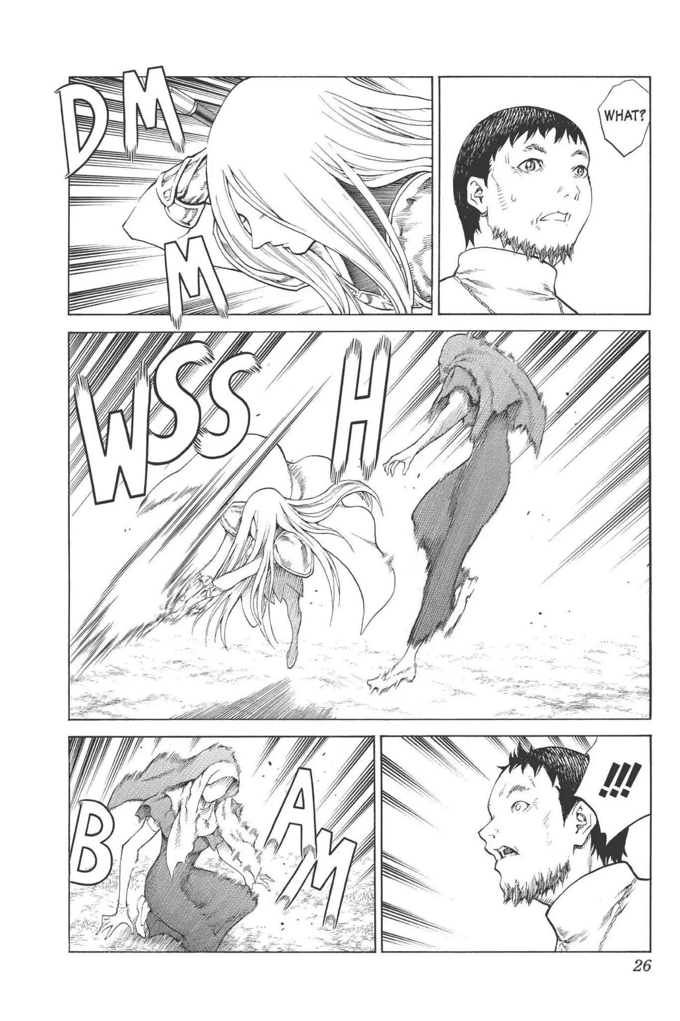 Claymore Chapter 74 page 26 - Chapter 74: Vol.14 Scene 74: A Child Weapon, Part 2