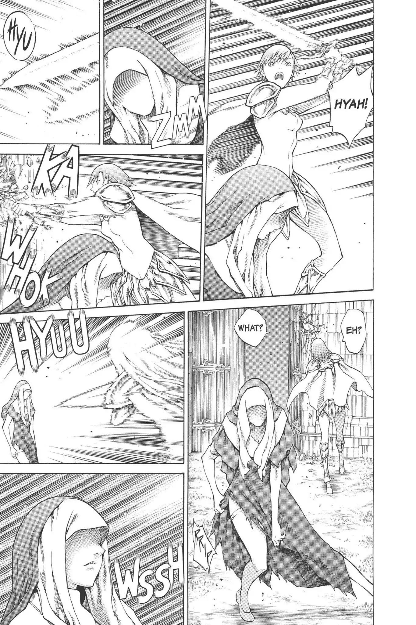 Claymore Chapter 74 page 27 - Chapter 74: Vol.14 Scene 74: A Child Weapon, Part 2