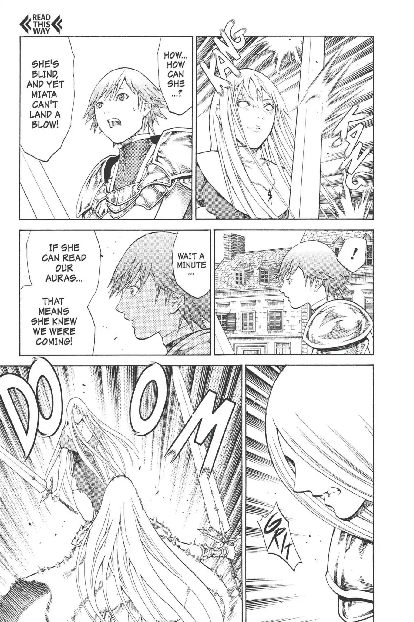 Claymore Chapter 74 page 36 - Chapter 74: Vol.14 Scene 74: A Child Weapon, Part 2