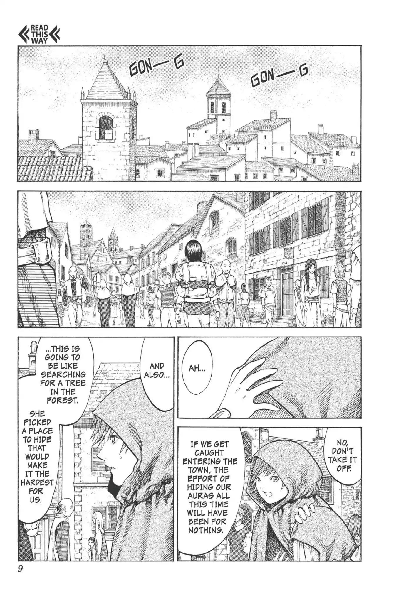 Claymore Chapter 74 page 9 - Chapter 74: Vol.14 Scene 74: A Child Weapon, Part 2