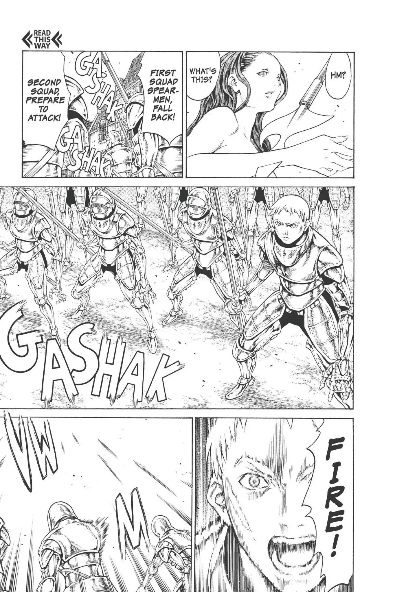 Claymore Chapter 75 page 10 - Chapter 75: Vol.14 Scene 75: A Child Weapon, Part 3