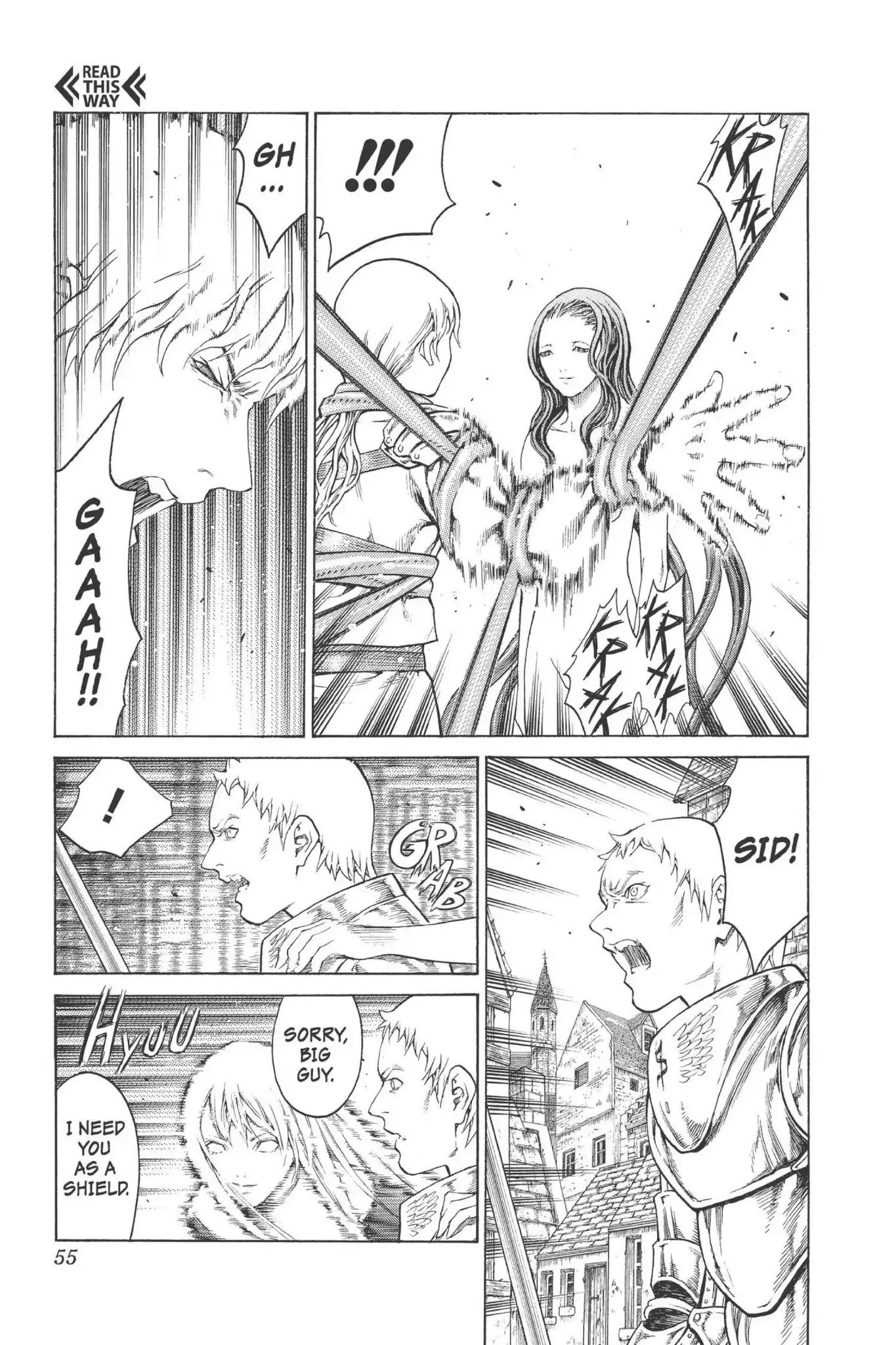 Claymore Chapter 75 page 14 - Chapter 75: Vol.14 Scene 75: A Child Weapon, Part 3