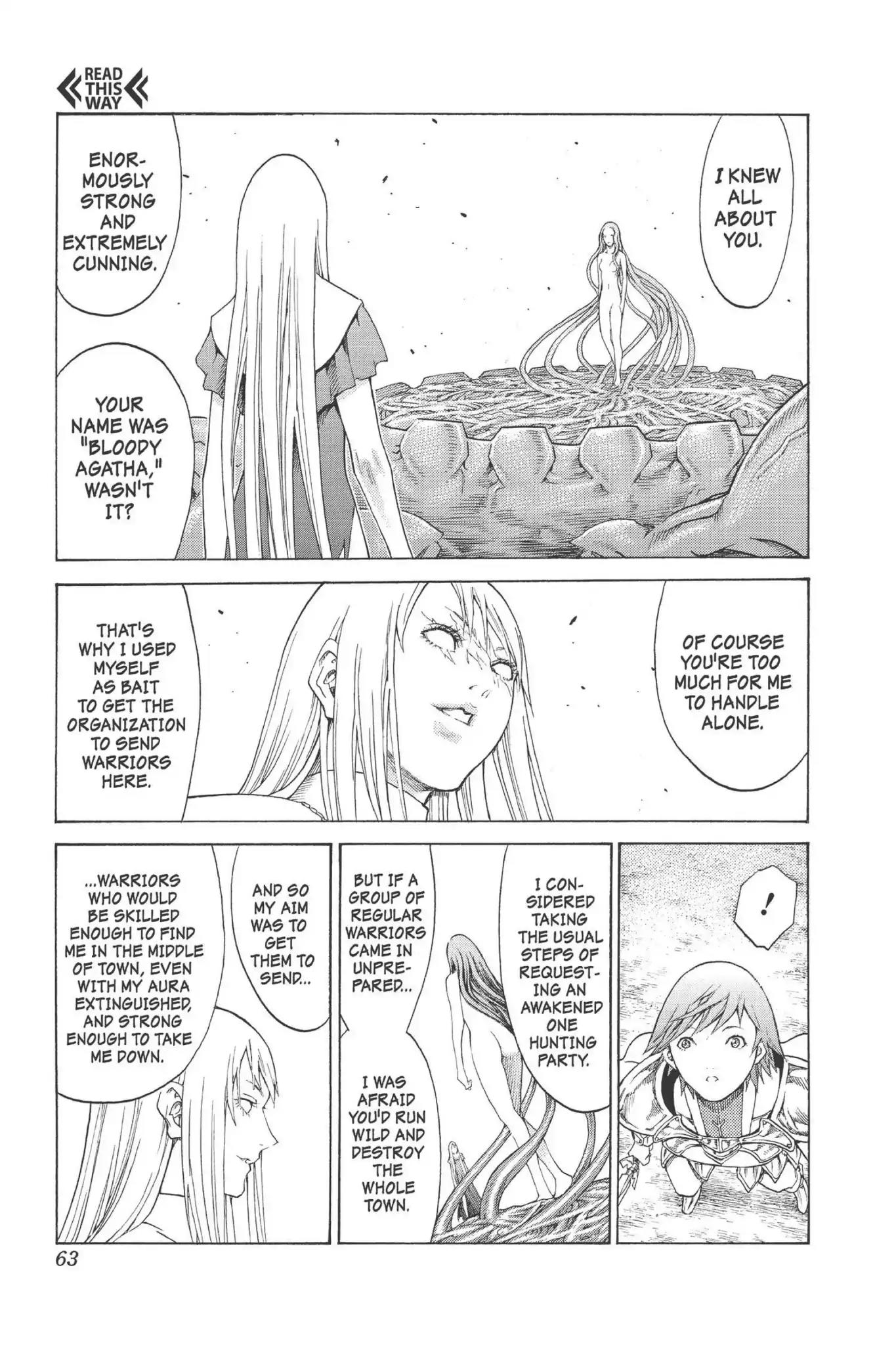 Claymore Chapter 75 page 21 - Chapter 75: Vol.14 Scene 75: A Child Weapon, Part 3