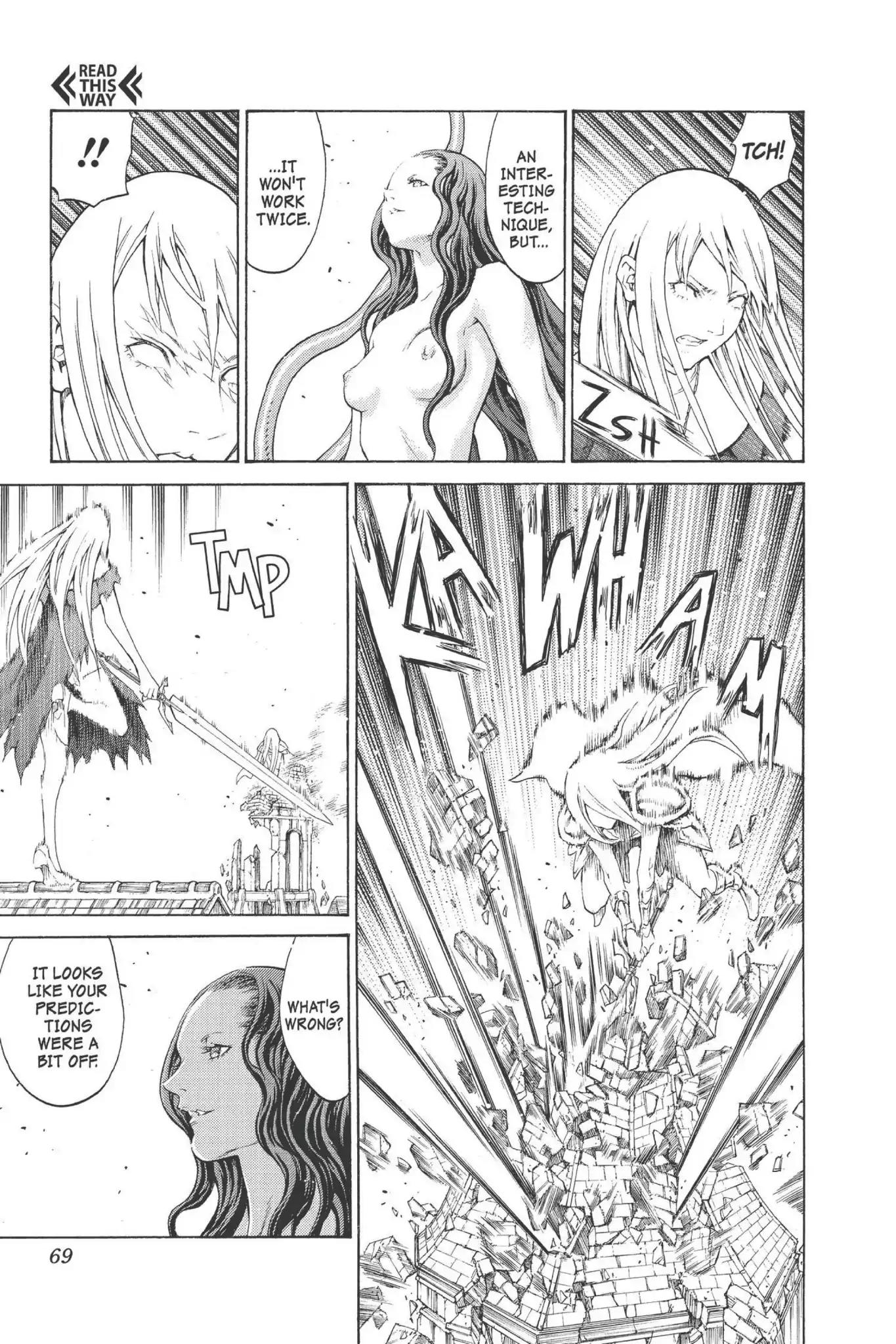 Claymore Chapter 75 page 27 - Chapter 75: Vol.14 Scene 75: A Child Weapon, Part 3