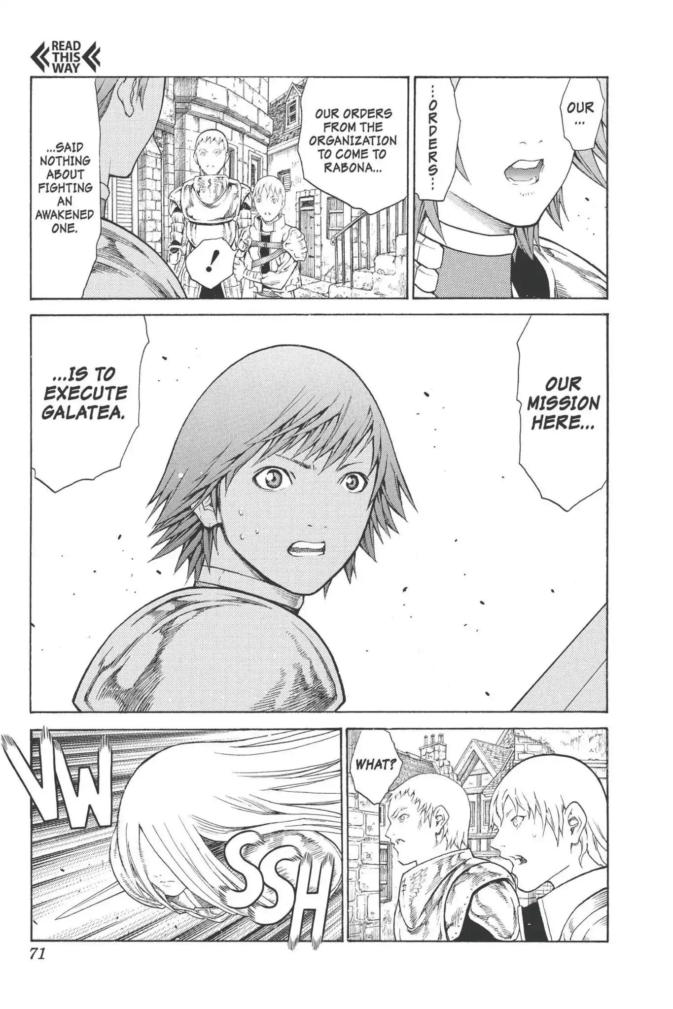 Claymore Chapter 75 page 29 - Chapter 75: Vol.14 Scene 75: A Child Weapon, Part 3