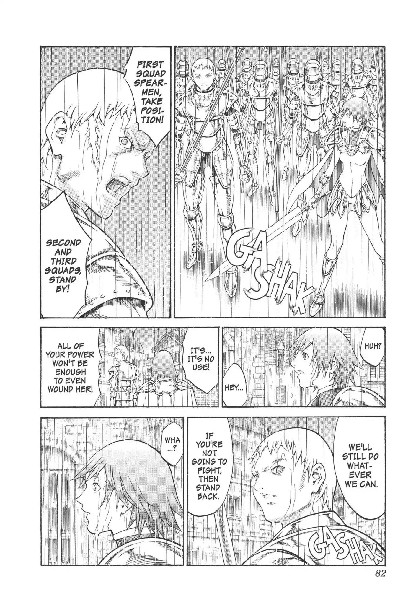 Claymore Chapter 76 page 11 - Chapter 76: Vol.14 Scene 76: A Child Weapon, Part 4