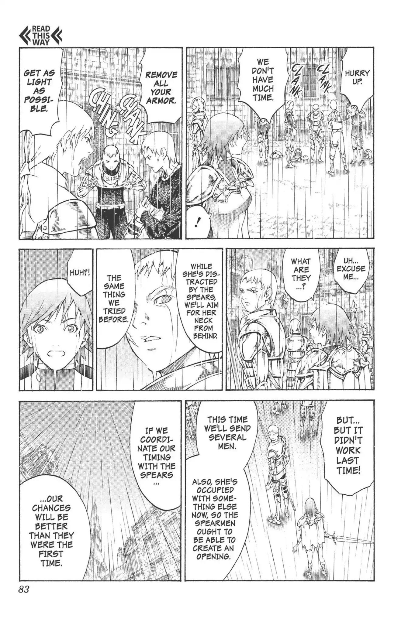 Claymore Chapter 76 page 12 - Chapter 76: Vol.14 Scene 76: A Child Weapon, Part 4