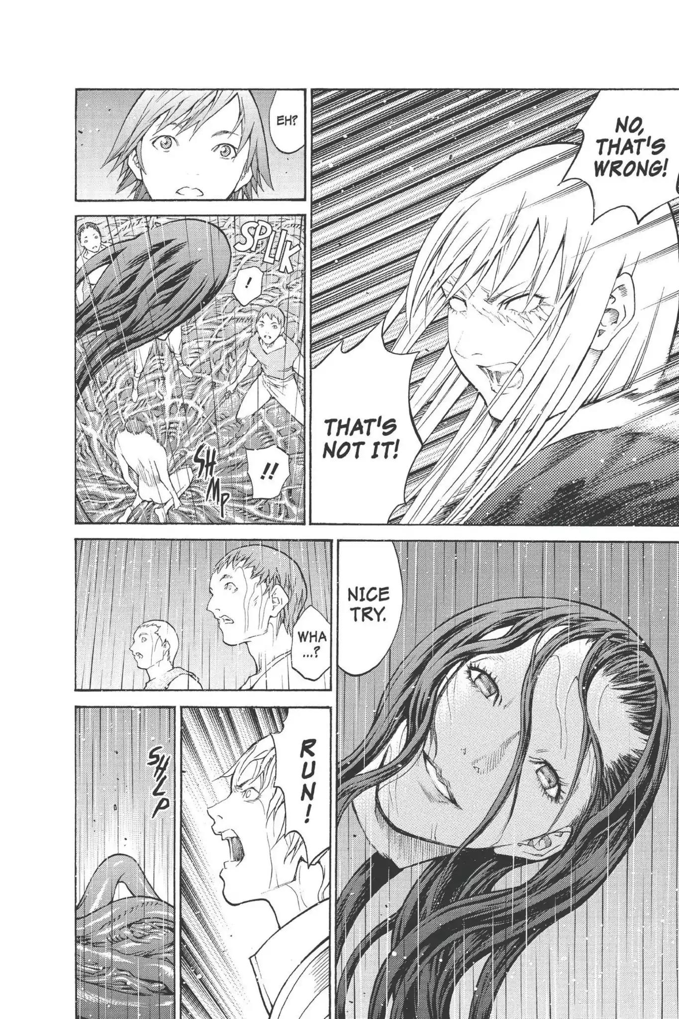 Claymore Chapter 76 page 17 - Chapter 76: Vol.14 Scene 76: A Child Weapon, Part 4
