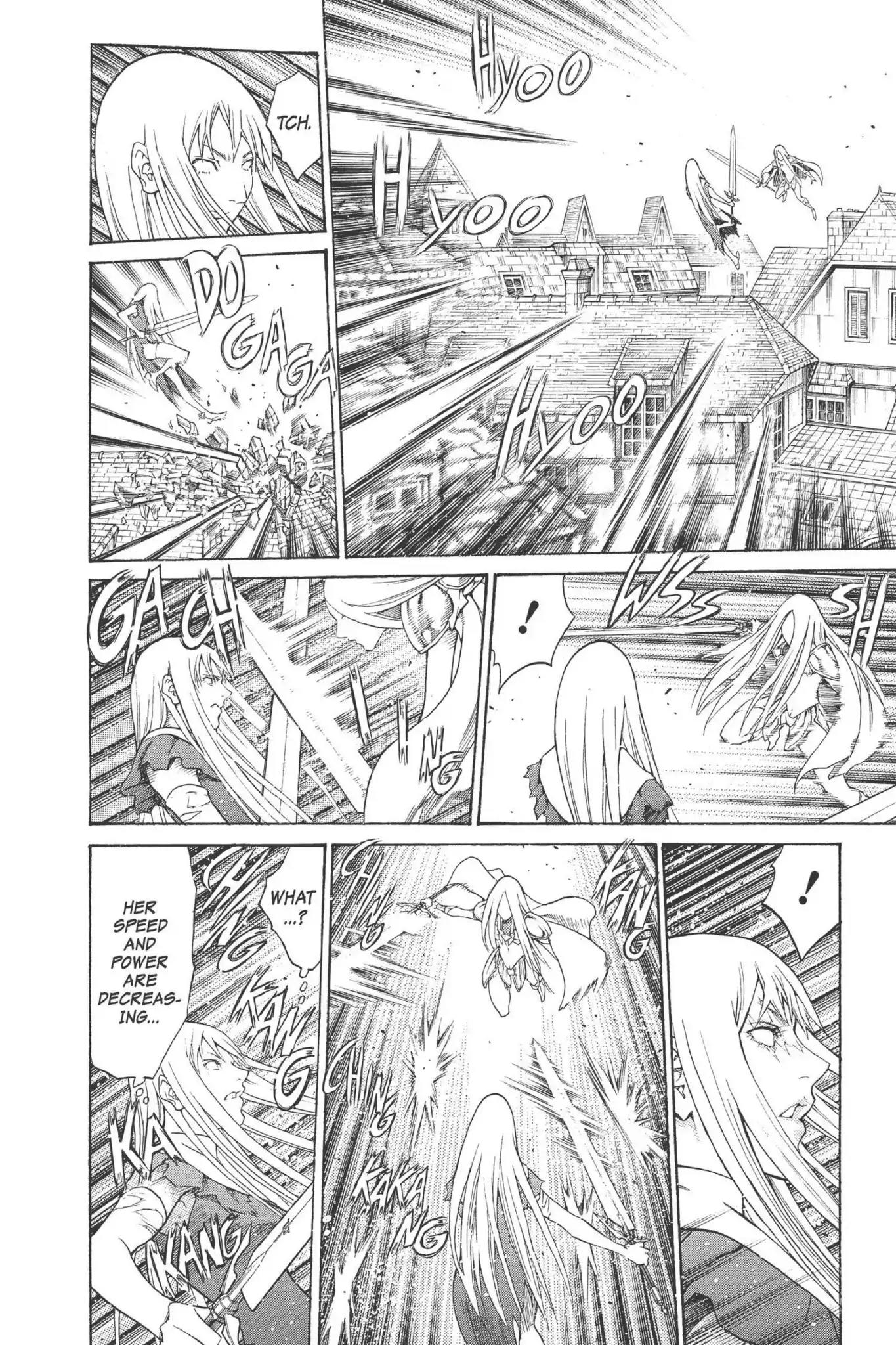 Claymore Chapter 76 page 21 - Chapter 76: Vol.14 Scene 76: A Child Weapon, Part 4