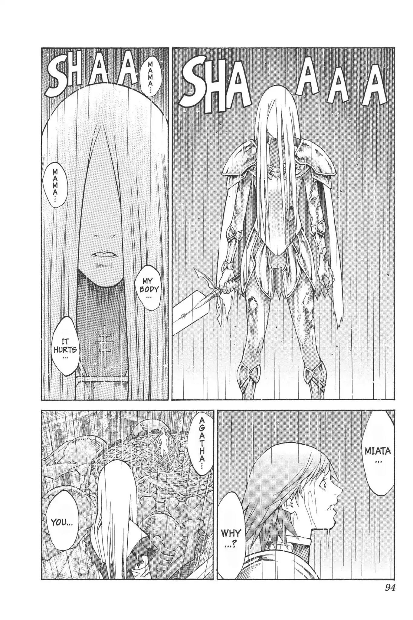 Claymore Chapter 76 page 23 - Chapter 76: Vol.14 Scene 76: A Child Weapon, Part 4