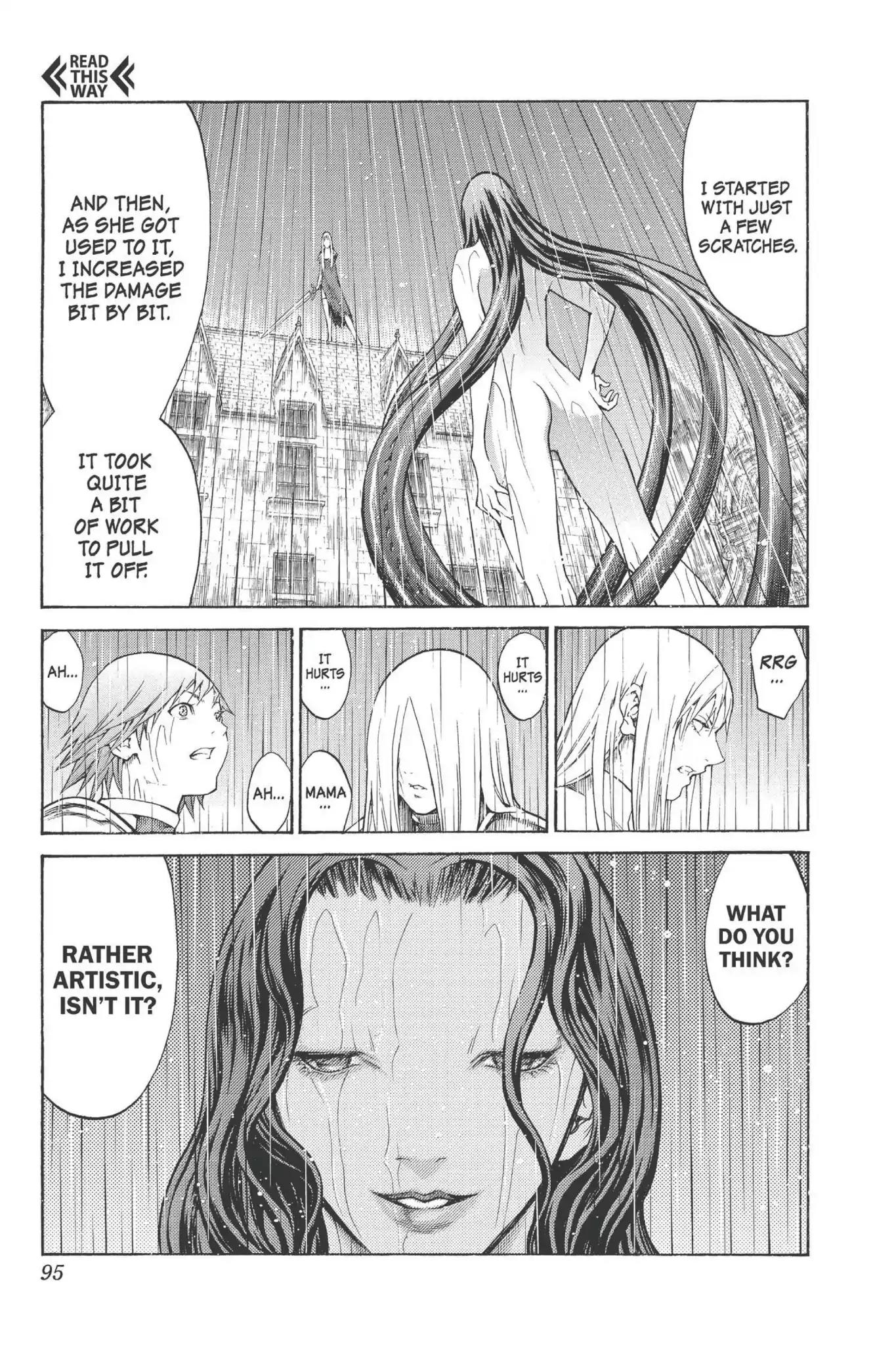 Claymore Chapter 76 page 24 - Chapter 76: Vol.14 Scene 76: A Child Weapon, Part 4