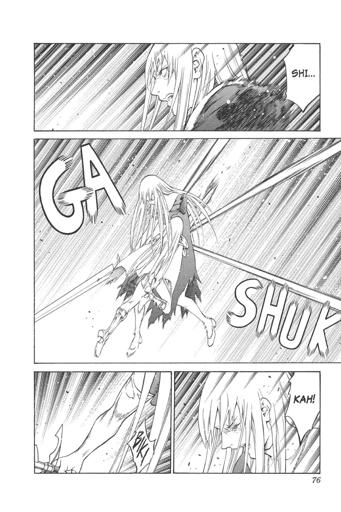 Claymore Chapter 76 page 5 - Chapter 76: Vol.14 Scene 76: A Child Weapon, Part 4