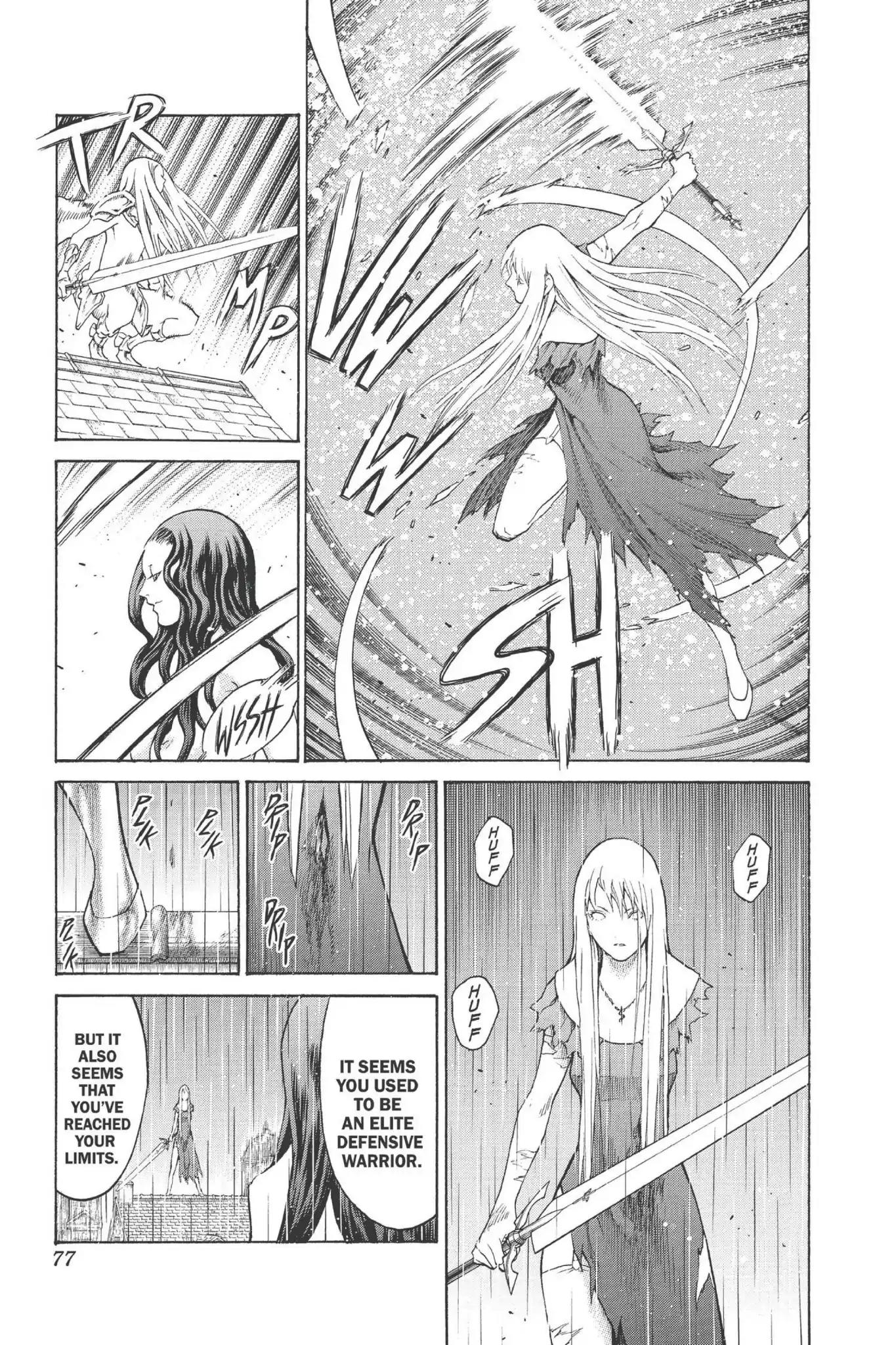 Claymore Chapter 76 page 6 - Chapter 76: Vol.14 Scene 76: A Child Weapon, Part 4