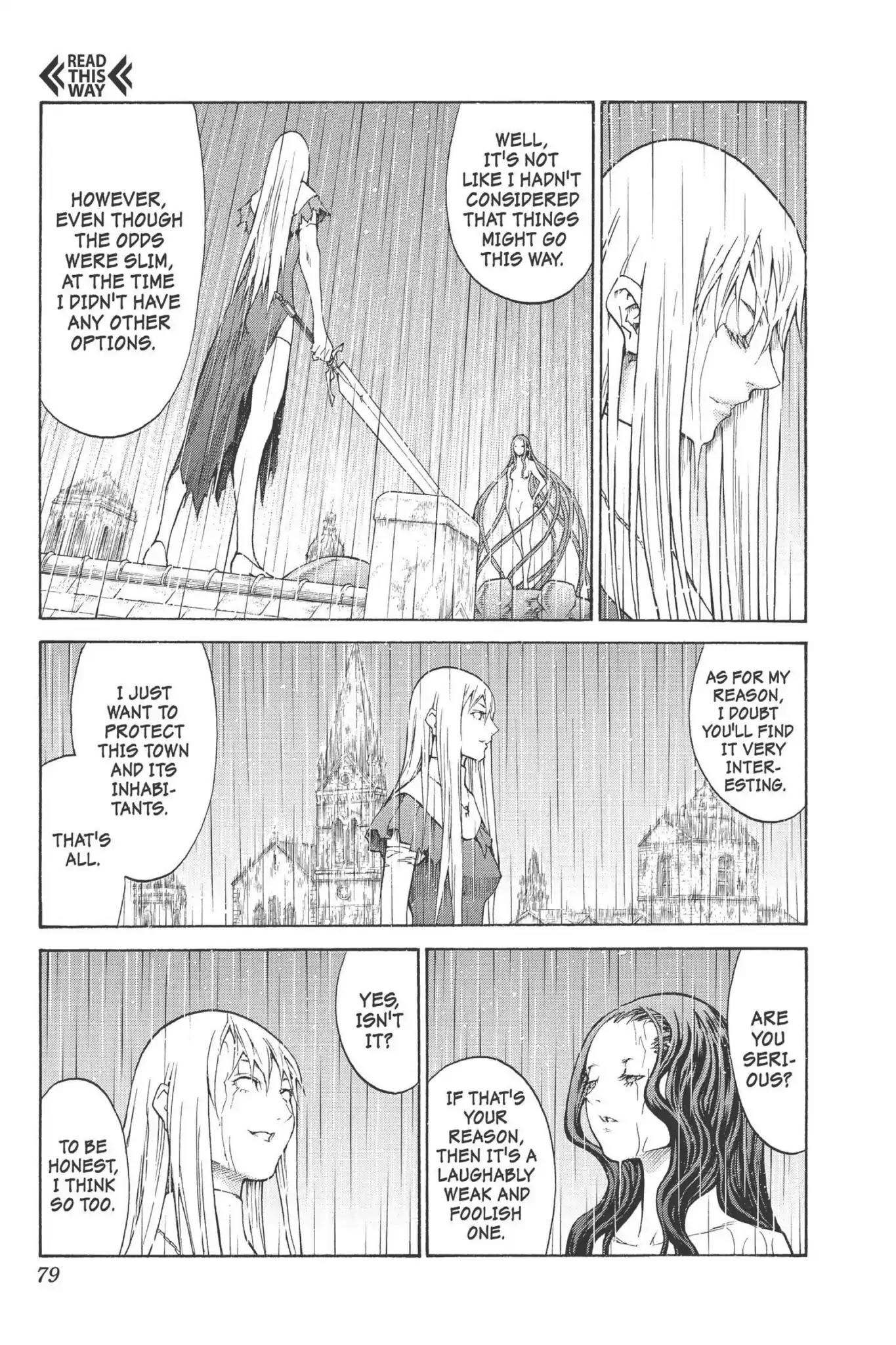 Claymore Chapter 76 page 8 - Chapter 76: Vol.14 Scene 76: A Child Weapon, Part 4