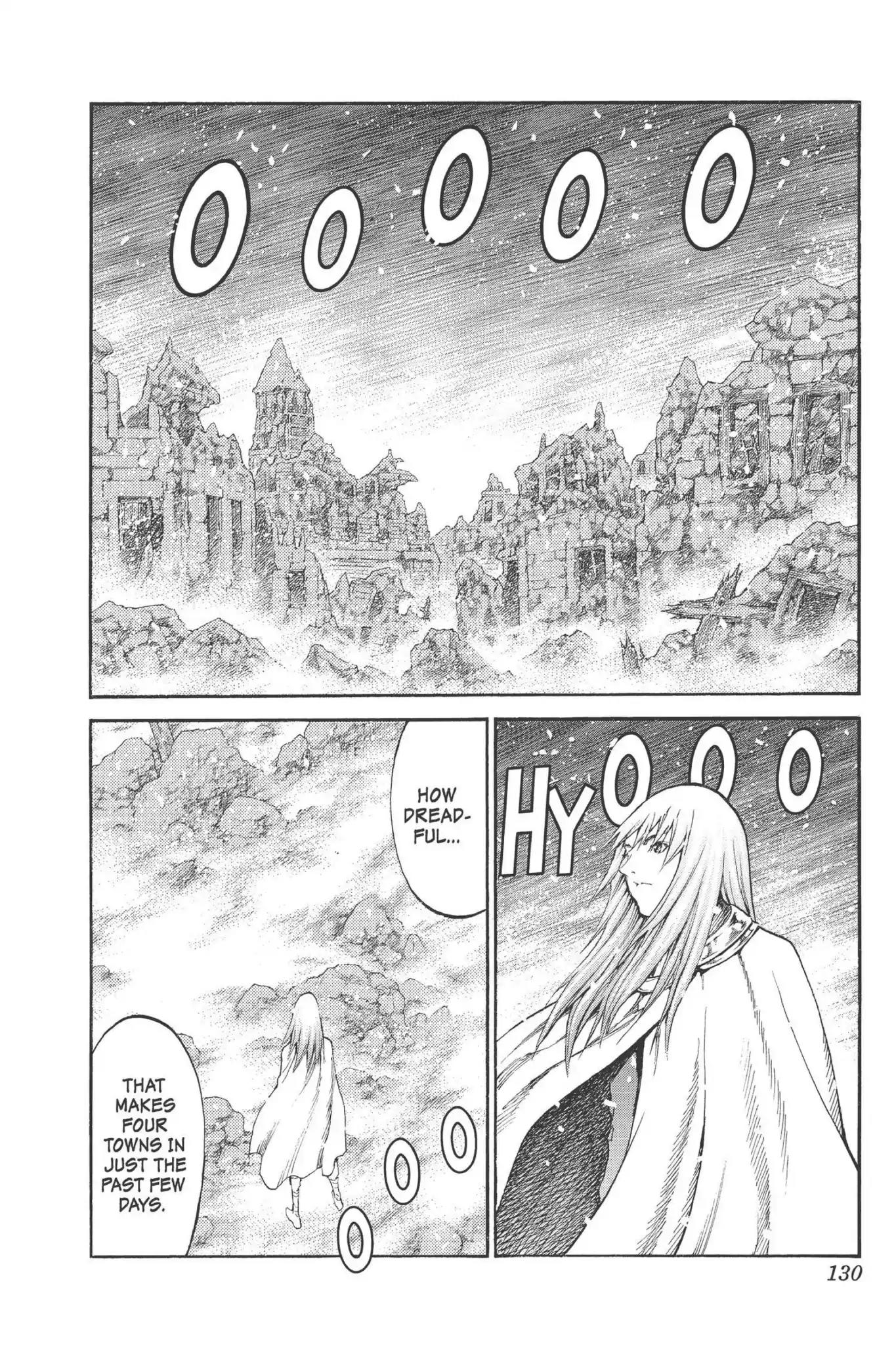 Claymore Chapter 77.5 page 3 - Vol.14 Extra Scene 3: A Chance Encounter in the North