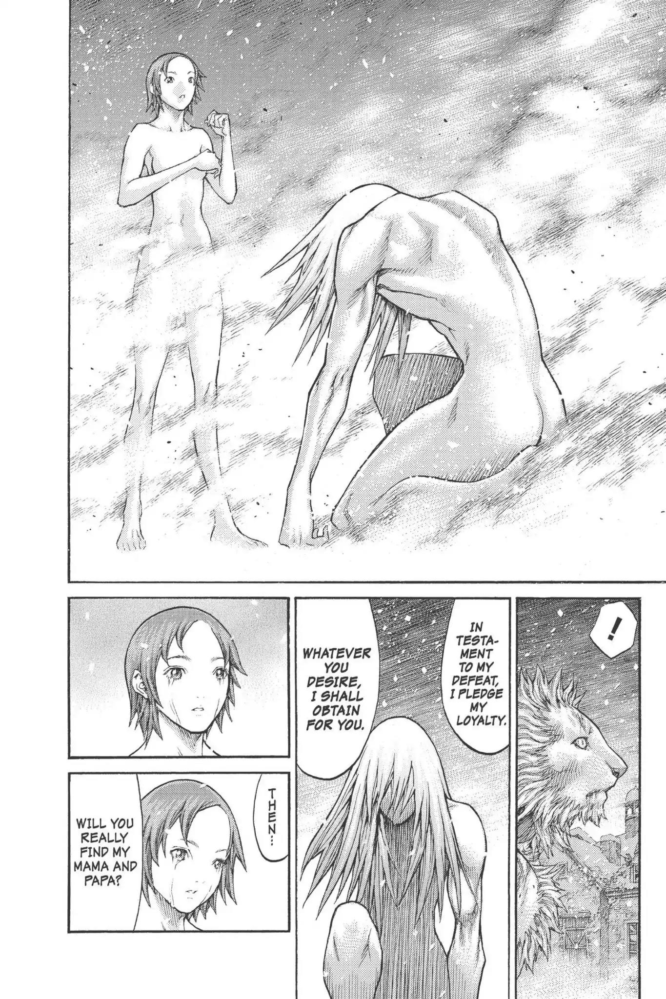 Claymore Chapter 77.5 page 31 - Vol.14 Extra Scene 3: A Chance Encounter in the North