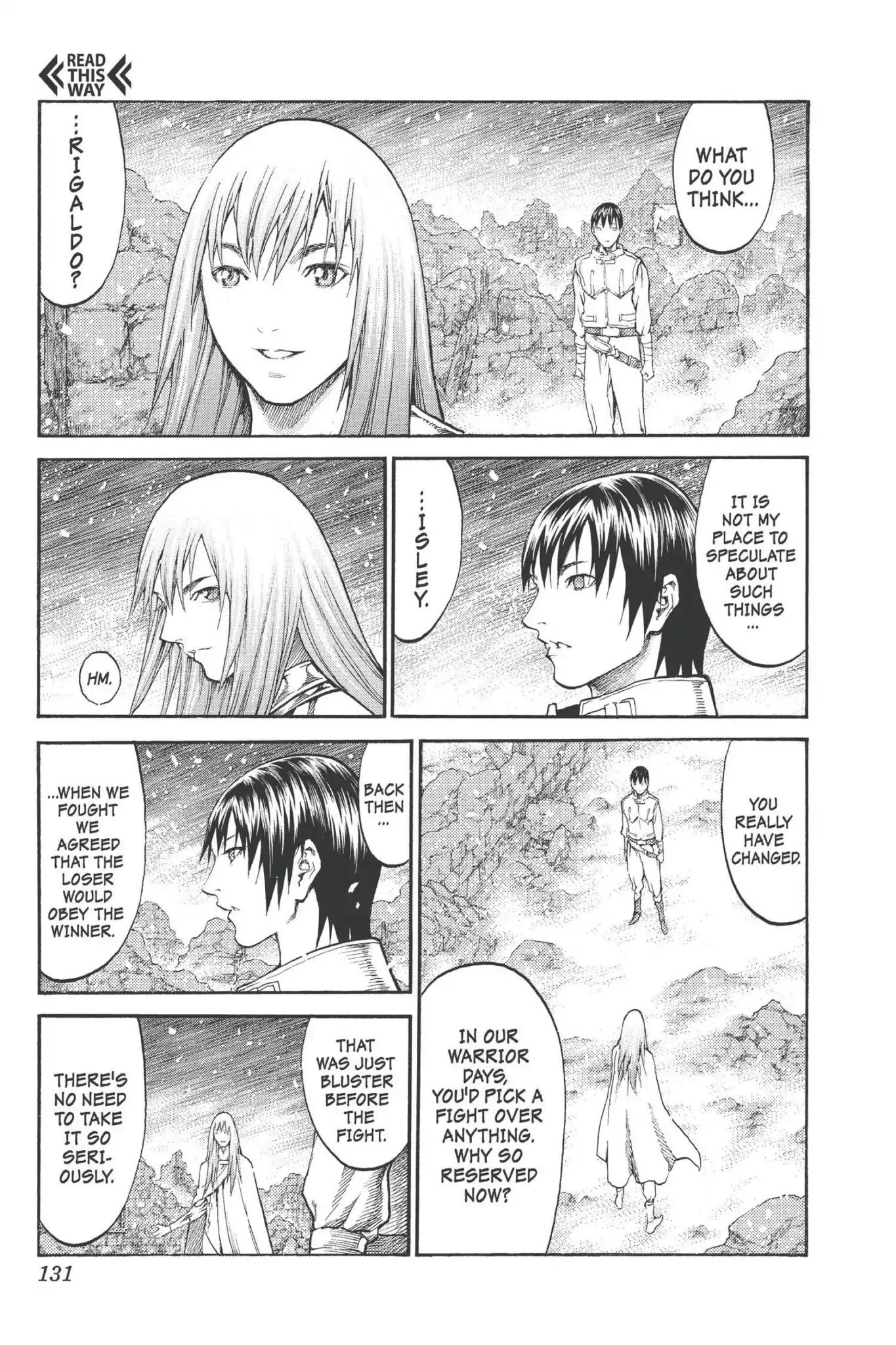 Claymore Chapter 77.5 page 4 - Vol.14 Extra Scene 3: A Chance Encounter in the North