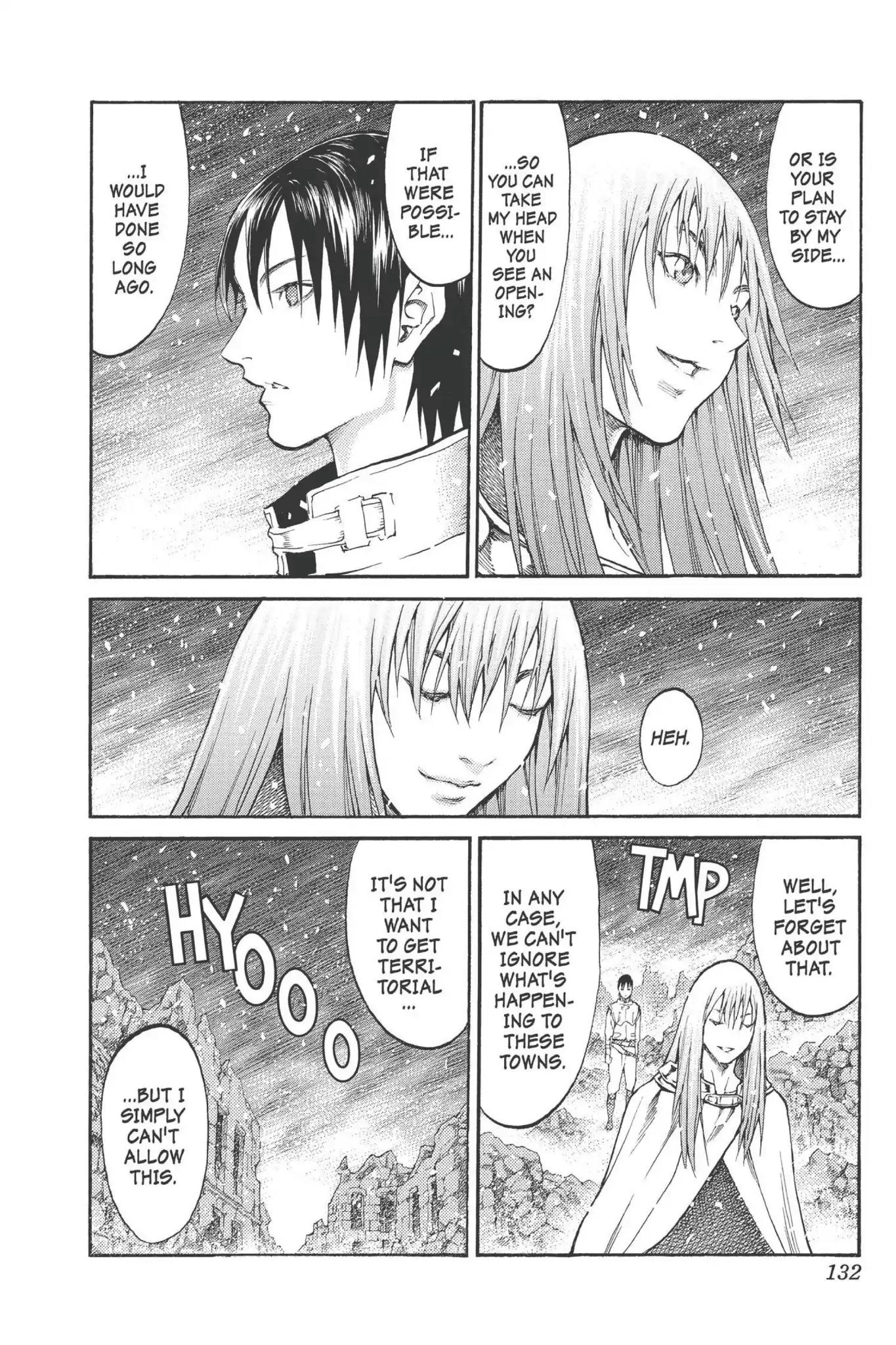 Claymore Chapter 77.5 page 5 - Vol.14 Extra Scene 3: A Chance Encounter in the North