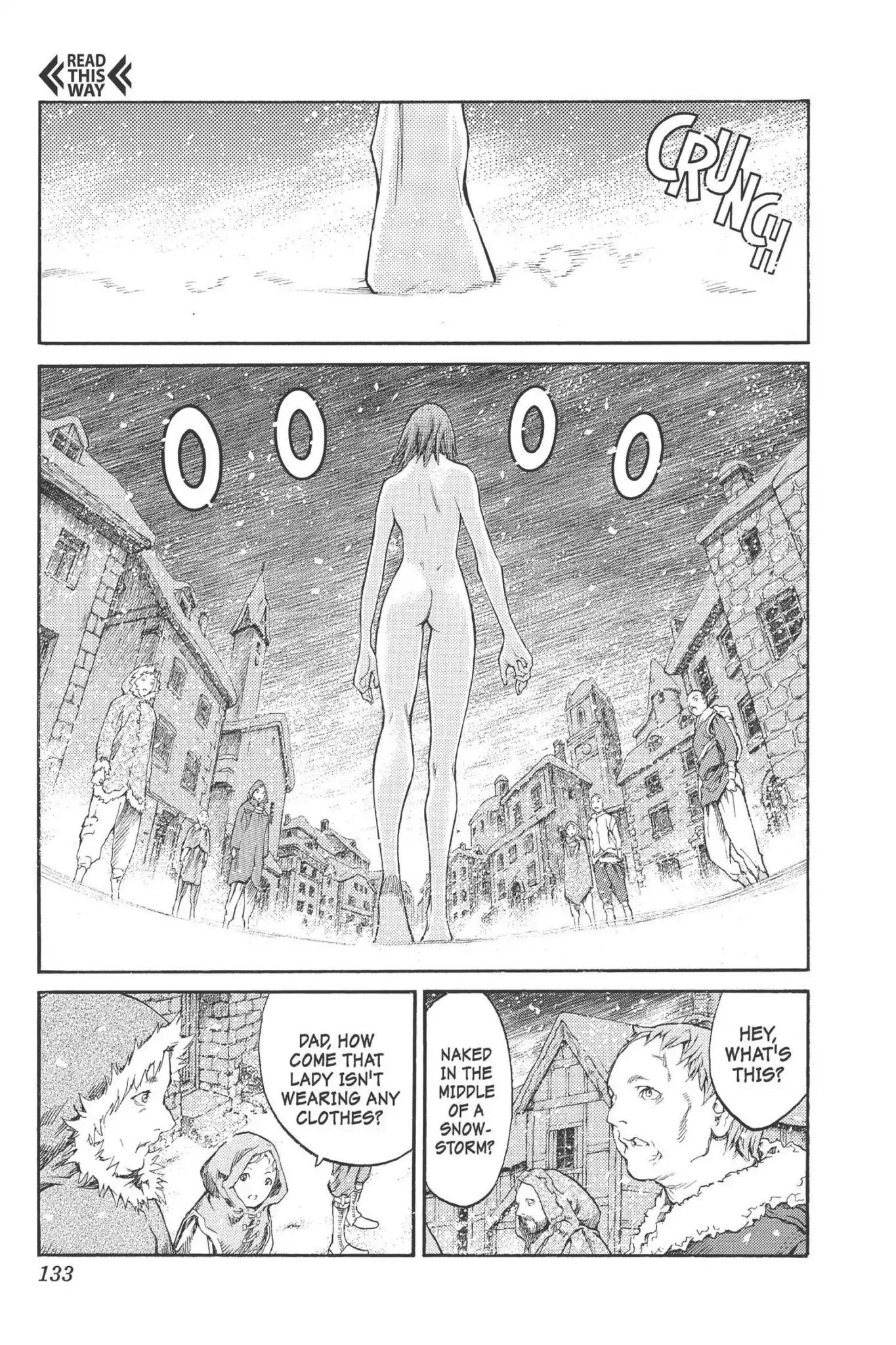 Claymore Chapter 77.5 page 6 - Vol.14 Extra Scene 3: A Chance Encounter in the North