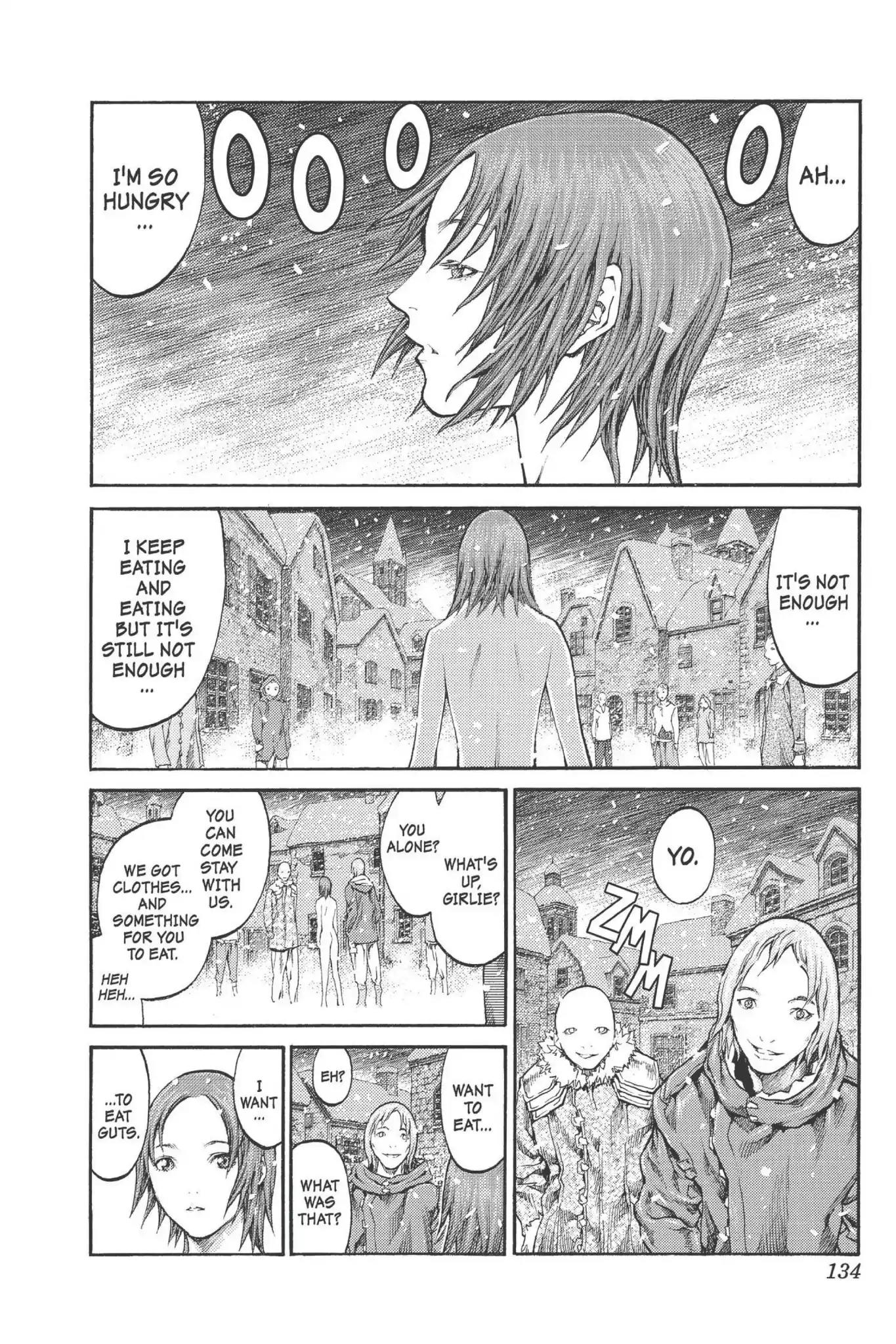 Claymore Chapter 77.5 page 7 - Vol.14 Extra Scene 3: A Chance Encounter in the North