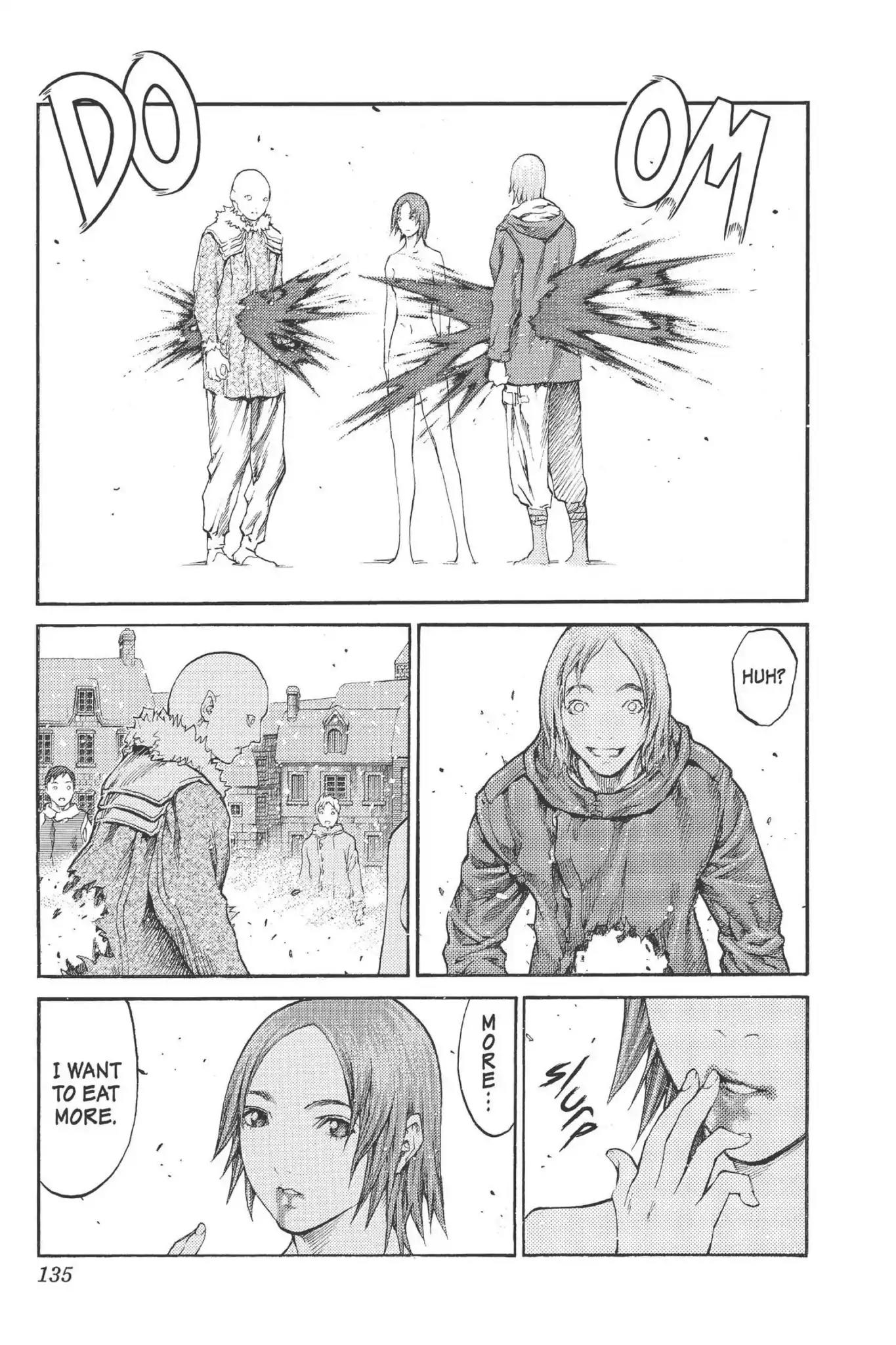Claymore Chapter 77.5 page 8 - Vol.14 Extra Scene 3: A Chance Encounter in the North