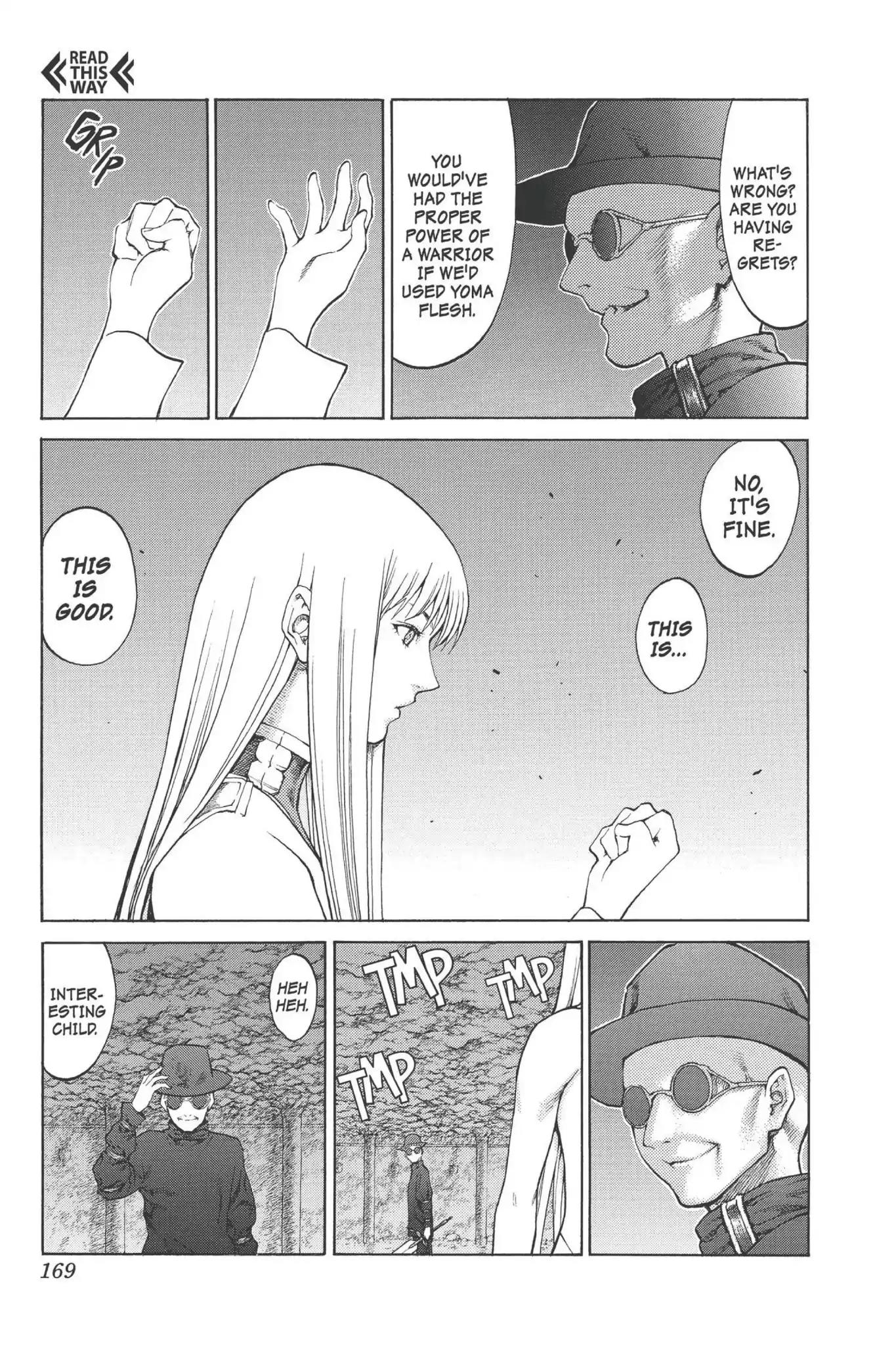Claymore Chapter 77.6 page 10 - Vol.14 Extra Scene 4: Untarnished Resolve