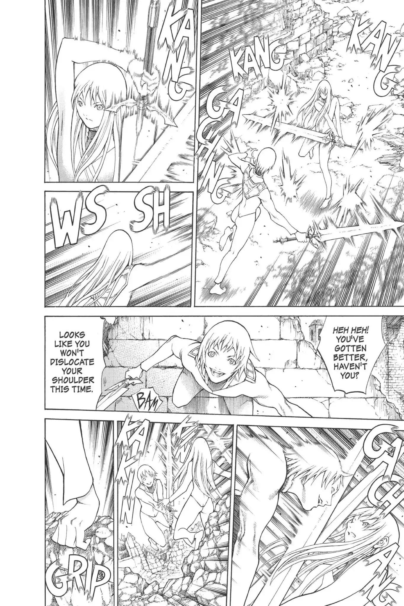 Claymore Chapter 77.6 page 15 - Vol.14 Extra Scene 4: Untarnished Resolve