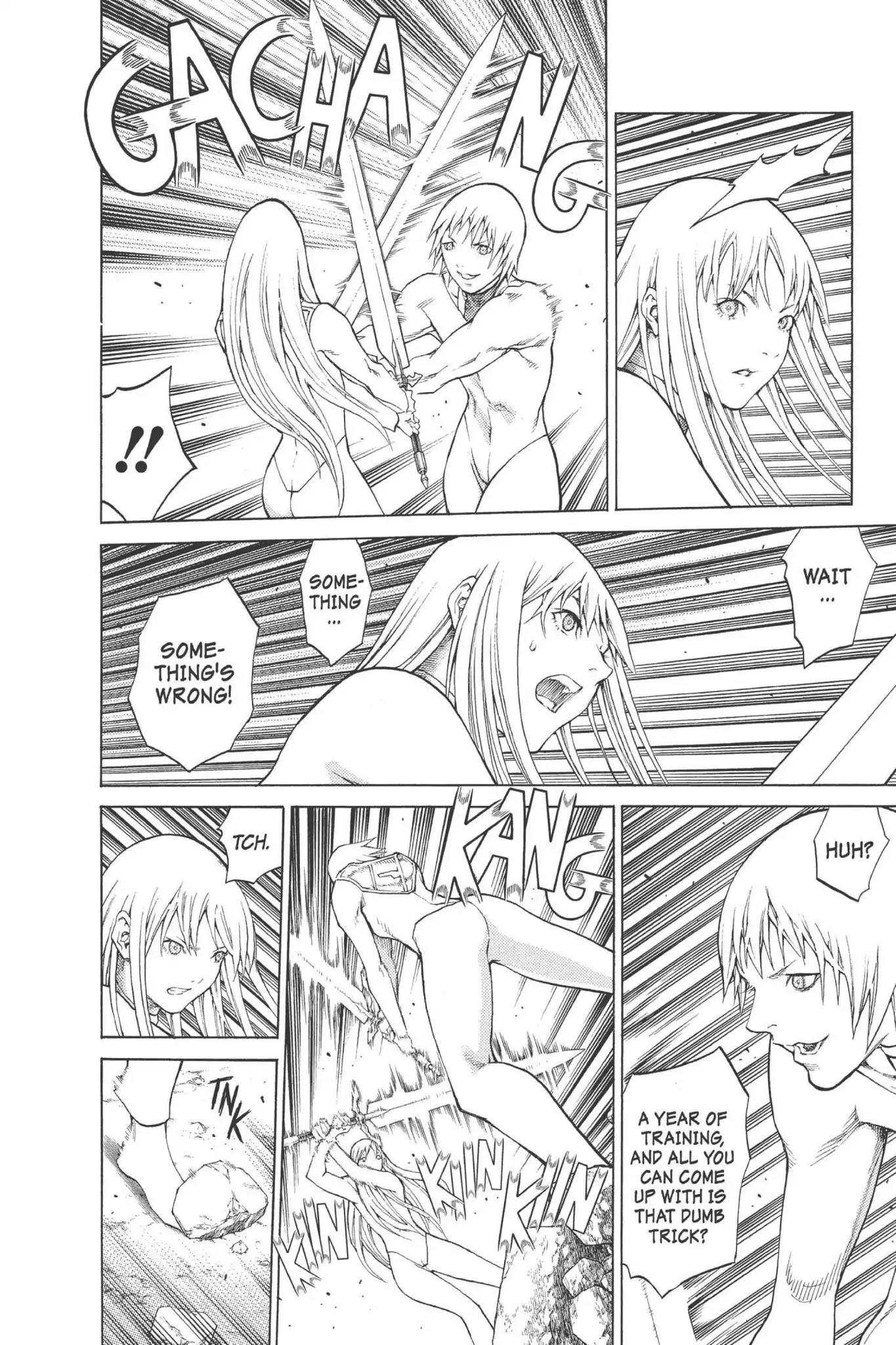 Claymore Chapter 77.6 page 17 - Vol.14 Extra Scene 4: Untarnished Resolve