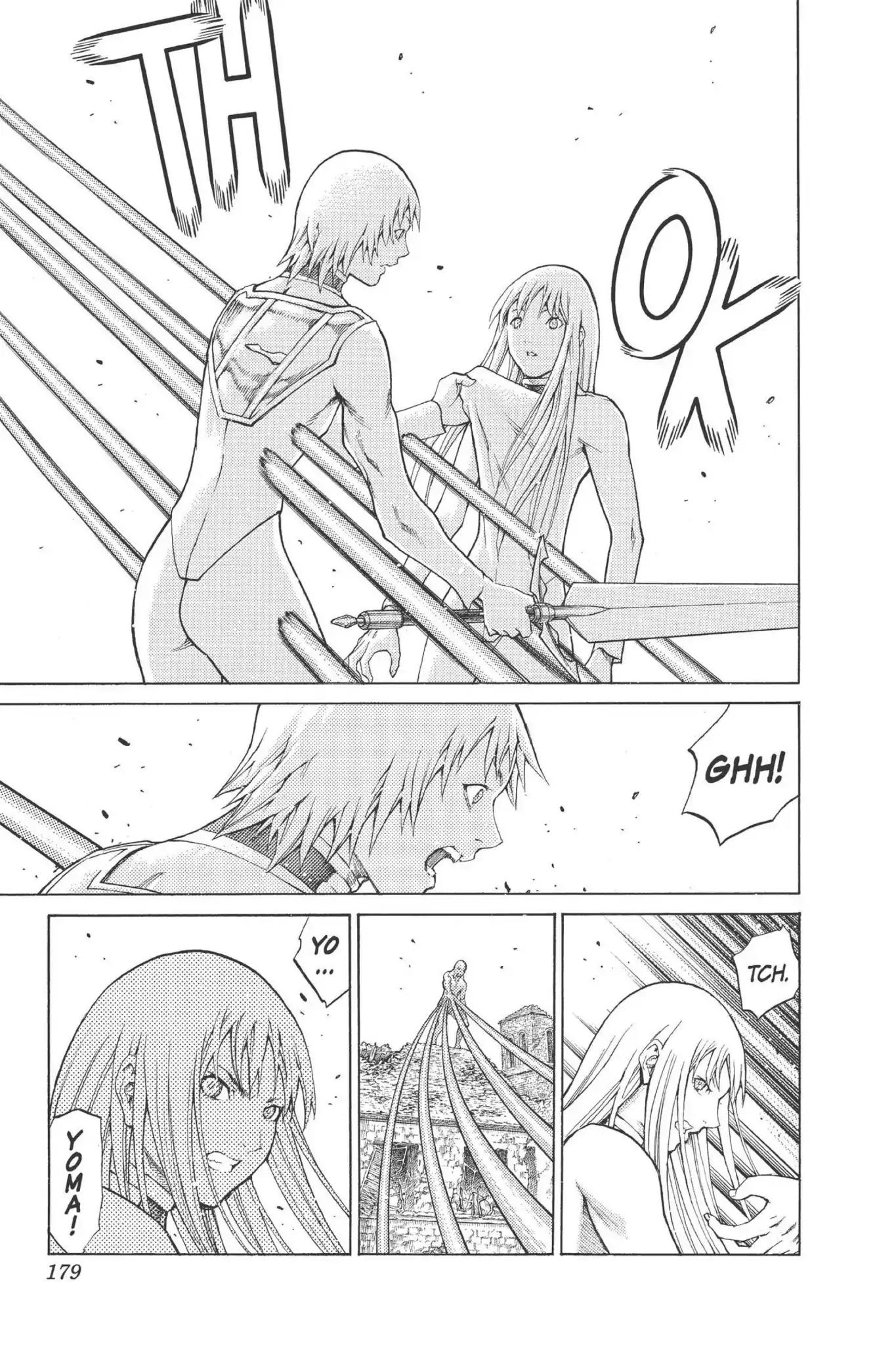 Claymore Chapter 77.6 page 20 - Vol.14 Extra Scene 4: Untarnished Resolve