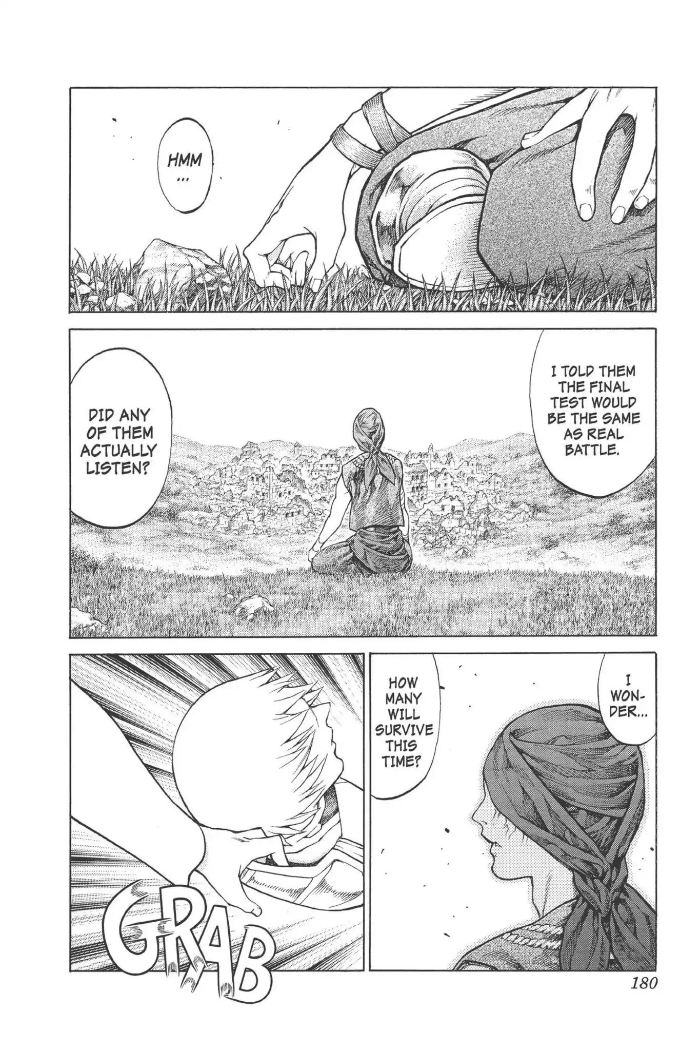 Claymore Chapter 77.6 page 21 - Vol.14 Extra Scene 4: Untarnished Resolve