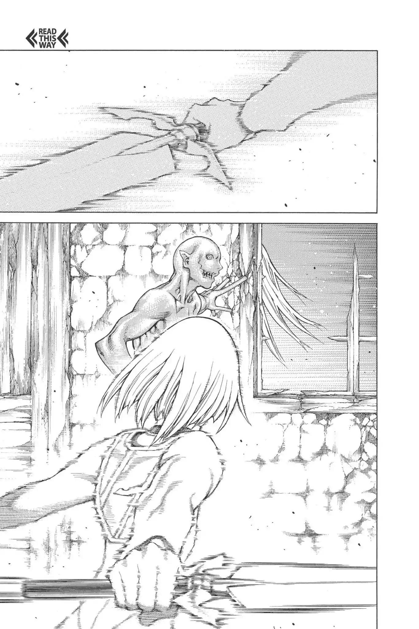 Claymore Chapter 77.6 page 26 - Vol.14 Extra Scene 4: Untarnished Resolve