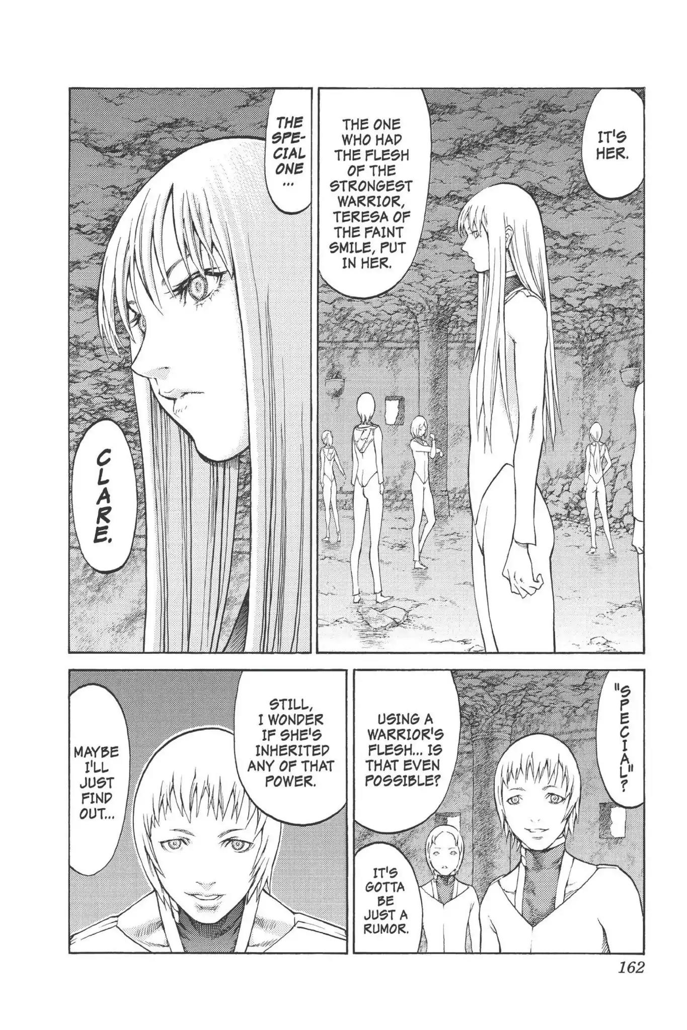 Claymore Chapter 77.6 page 3 - Vol.14 Extra Scene 4: Untarnished Resolve