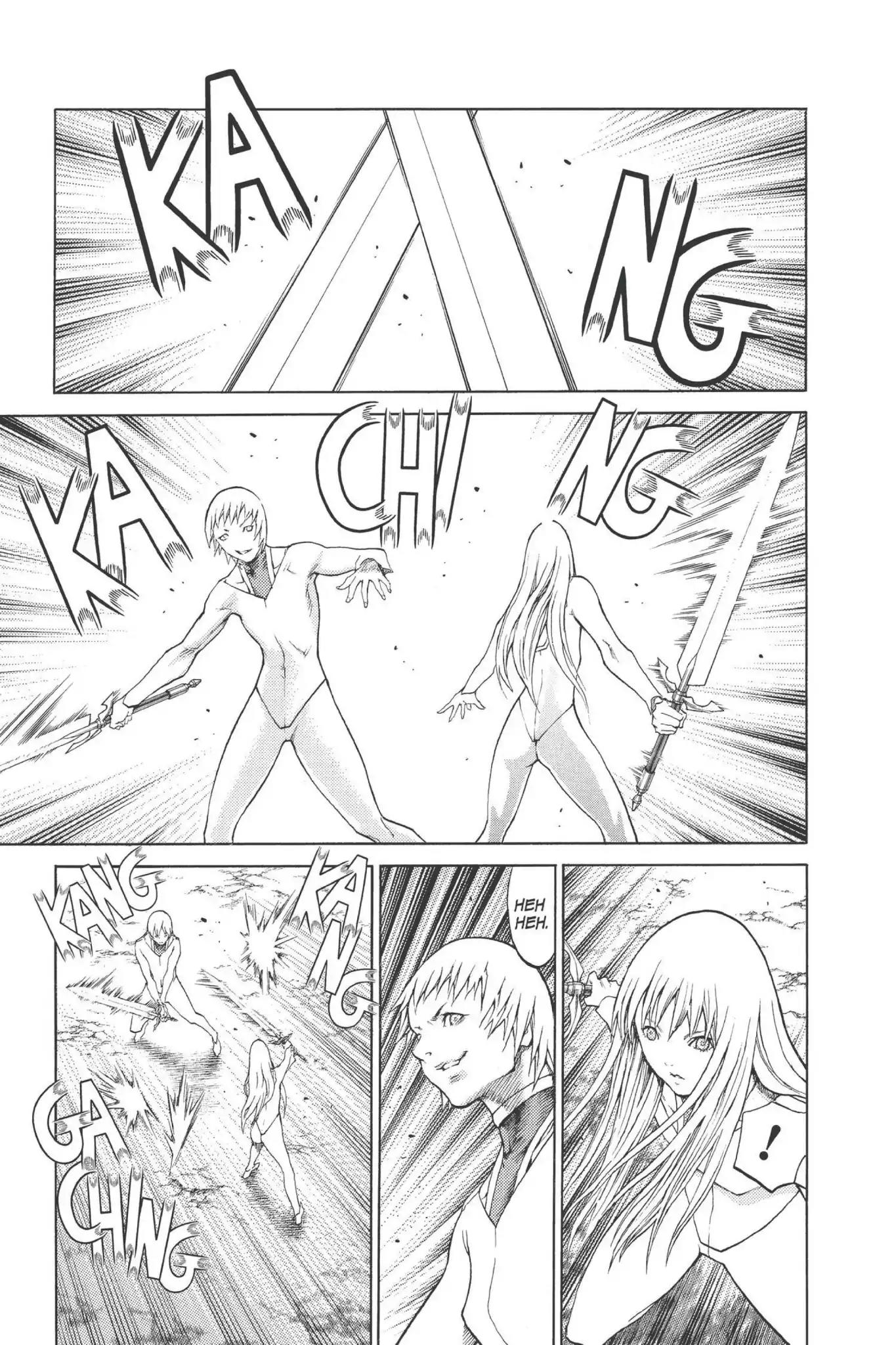 Claymore Chapter 77.6 page 4 - Vol.14 Extra Scene 4: Untarnished Resolve