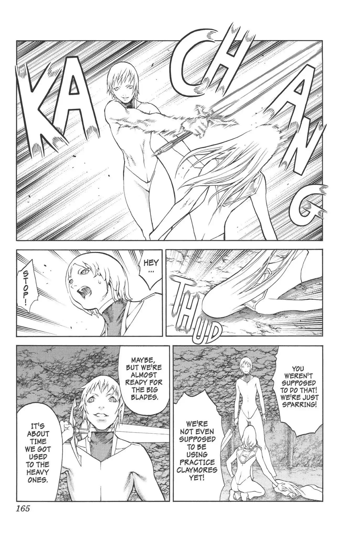 Claymore Chapter 77.6 page 6 - Vol.14 Extra Scene 4: Untarnished Resolve