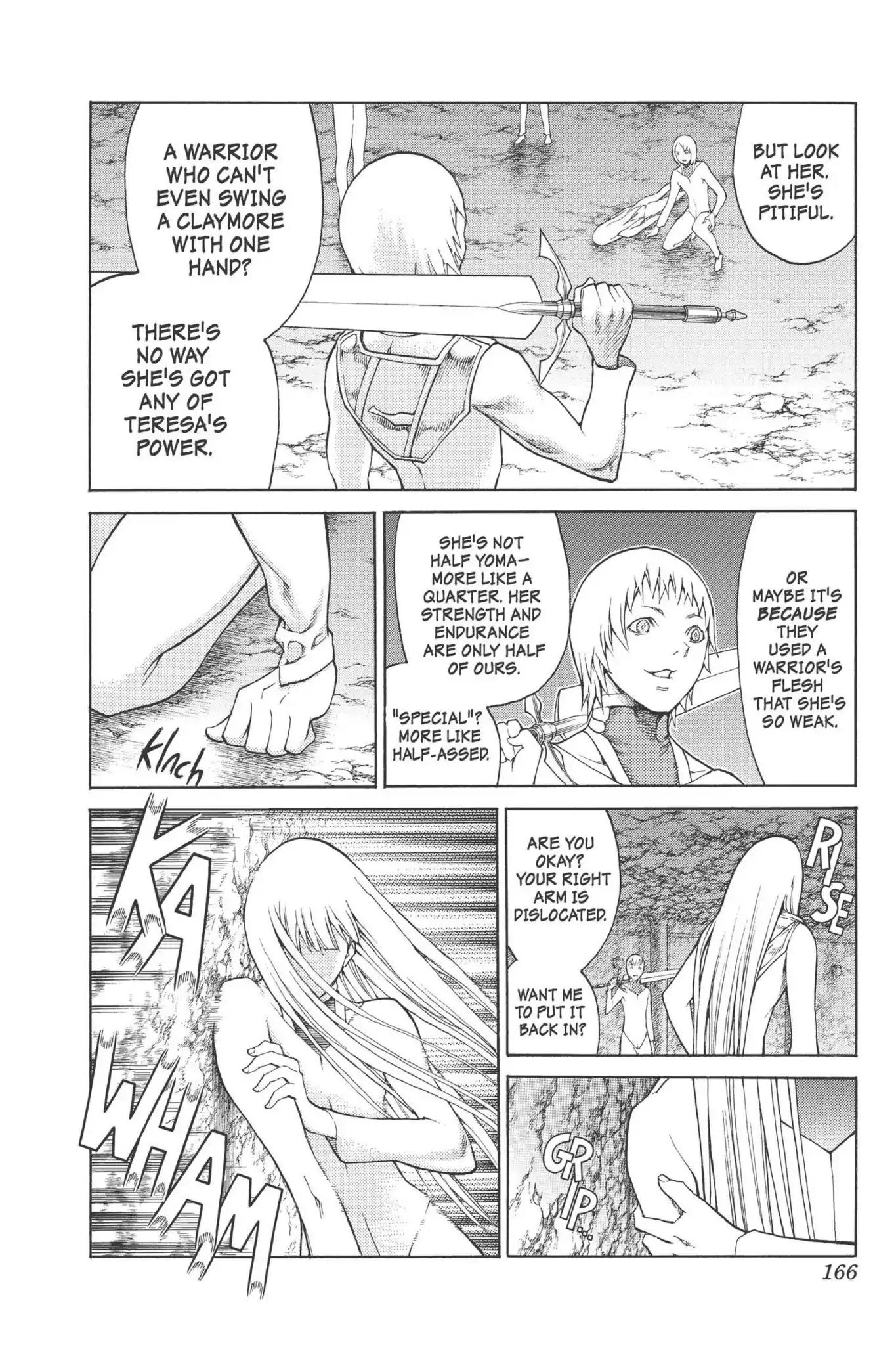 Claymore Chapter 77.6 page 7 - Vol.14 Extra Scene 4: Untarnished Resolve