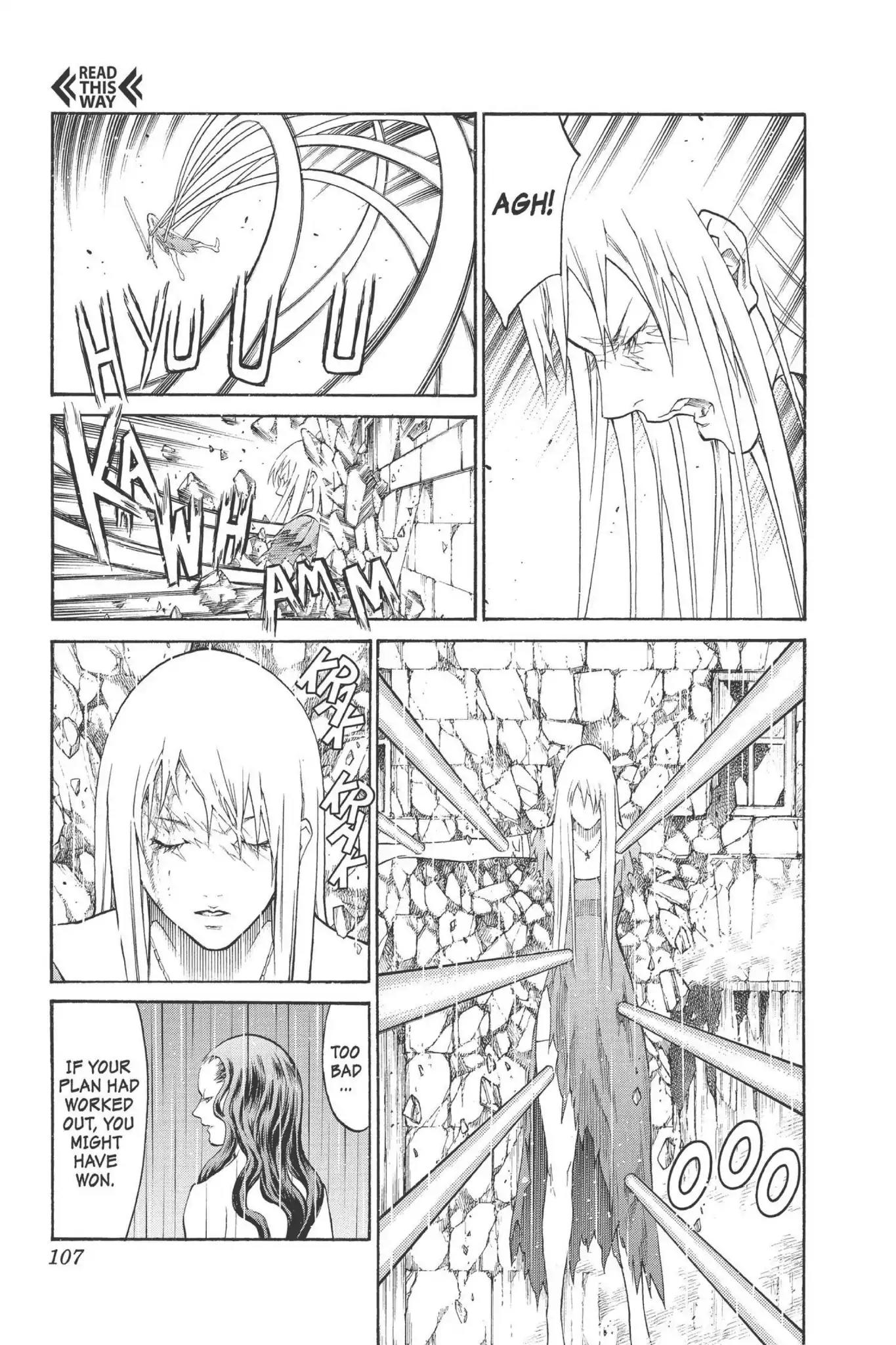 Claymore Chapter 77 page 11 - Chapter 77: Vol.14 Scene 77: A Child Weapon, Part 5