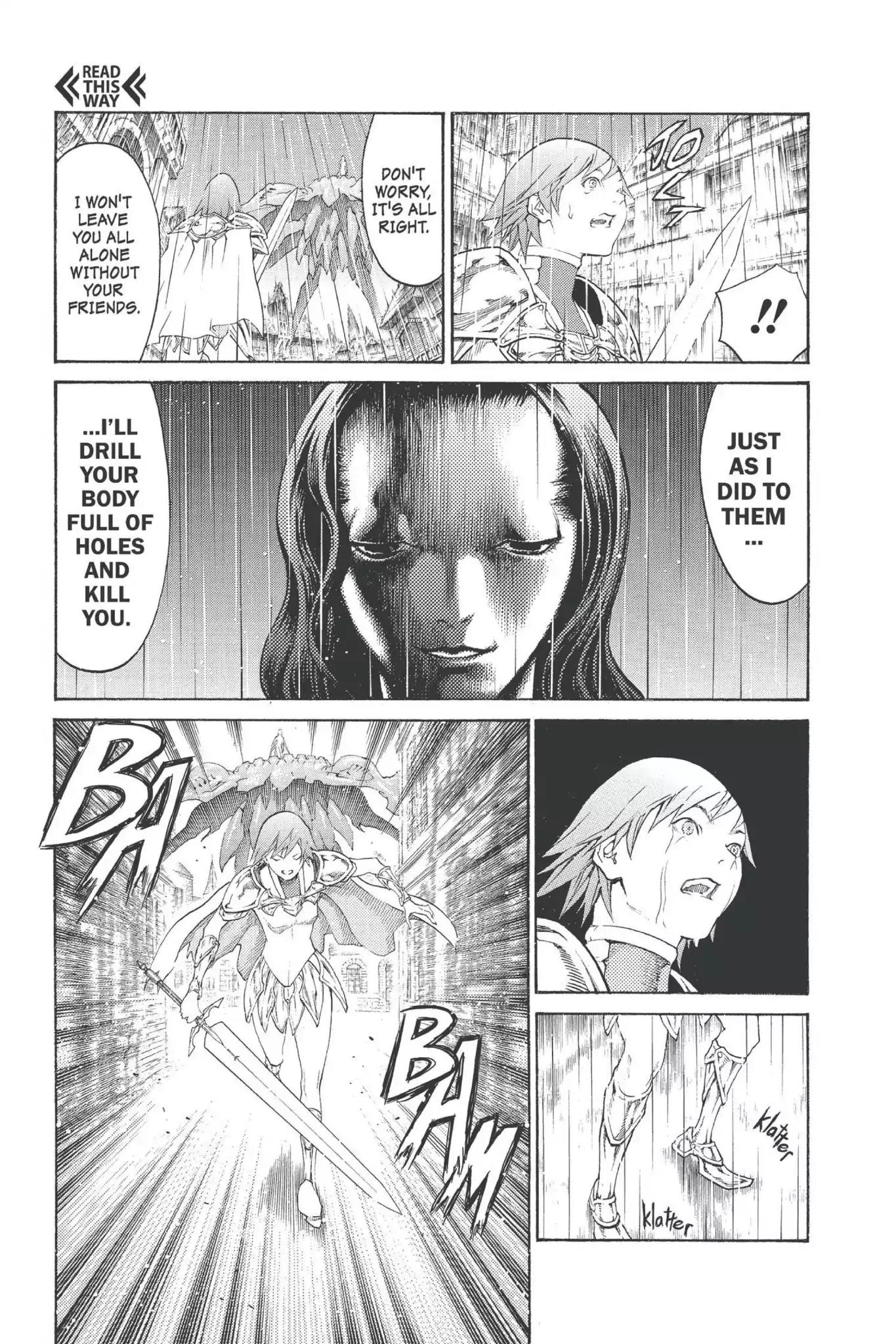 Claymore Chapter 77 page 13 - Chapter 77: Vol.14 Scene 77: A Child Weapon, Part 5