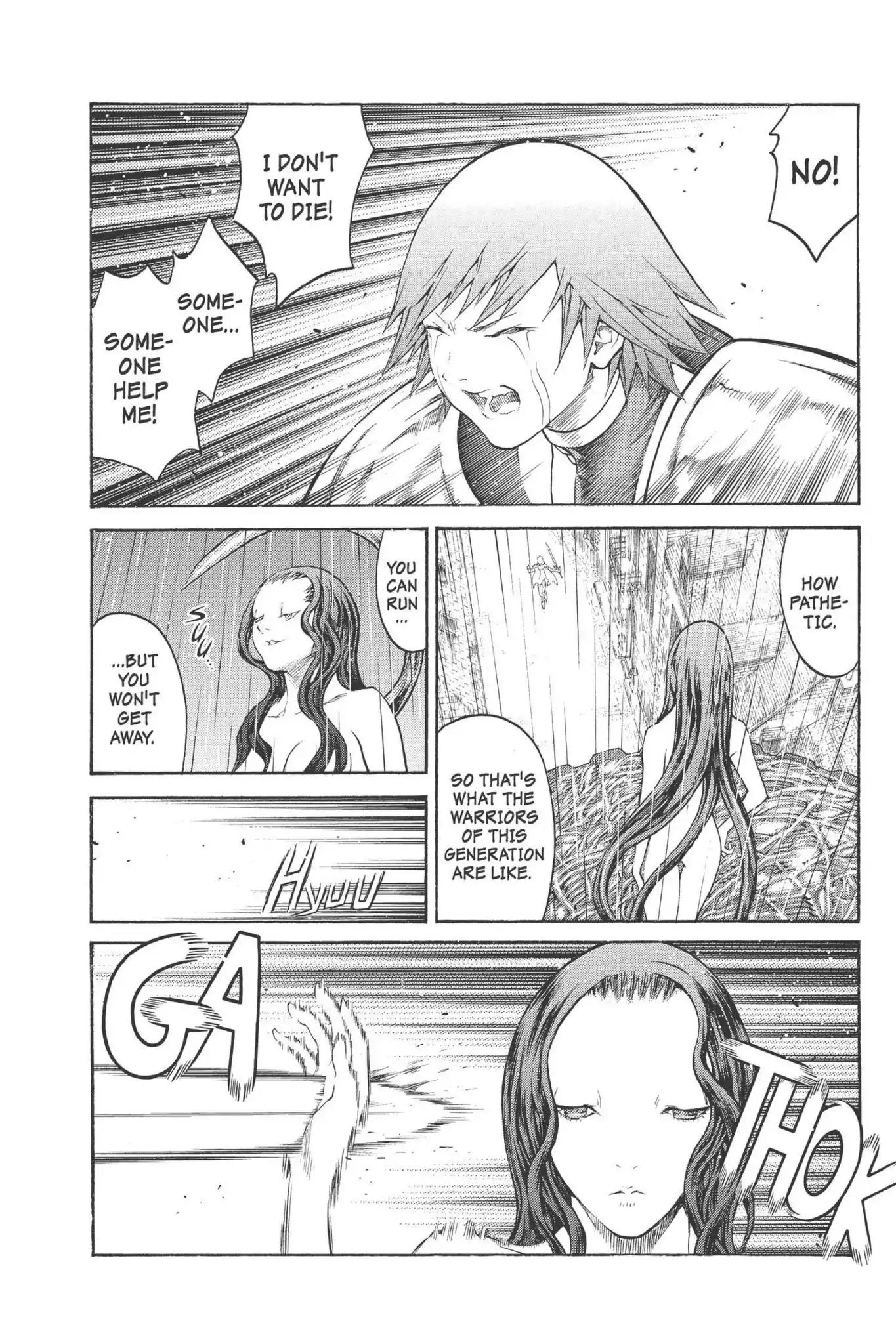 Claymore Chapter 77 page 14 - Chapter 77: Vol.14 Scene 77: A Child Weapon, Part 5