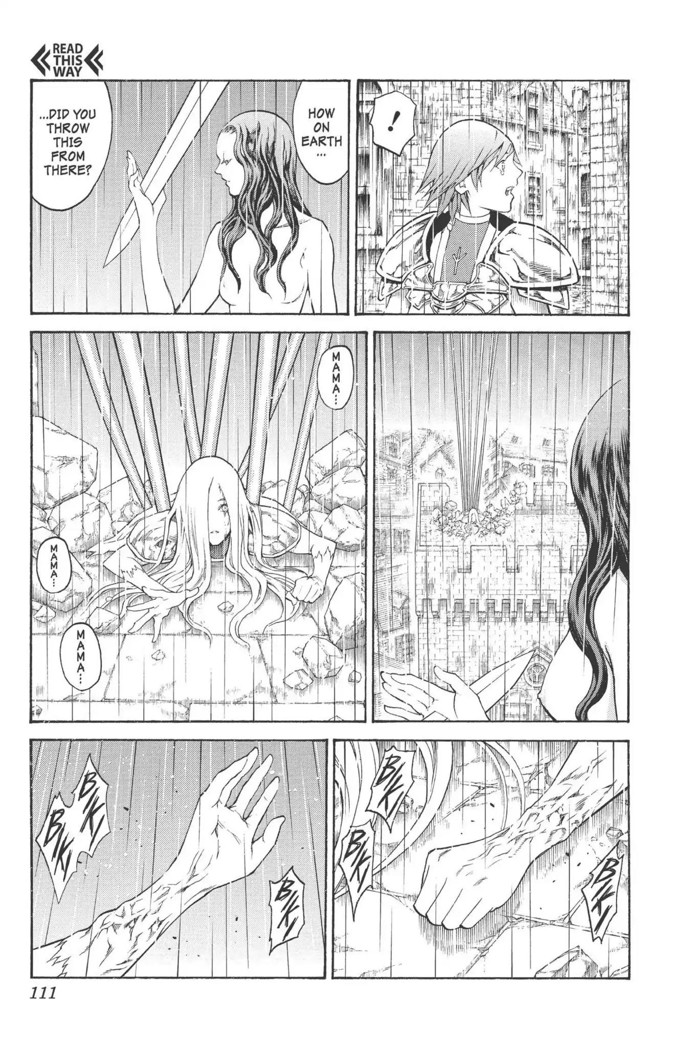 Claymore Chapter 77 page 15 - Chapter 77: Vol.14 Scene 77: A Child Weapon, Part 5