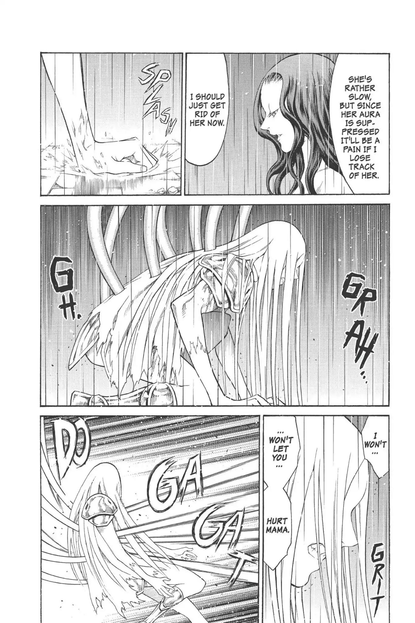 Claymore Chapter 77 page 18 - Chapter 77: Vol.14 Scene 77: A Child Weapon, Part 5