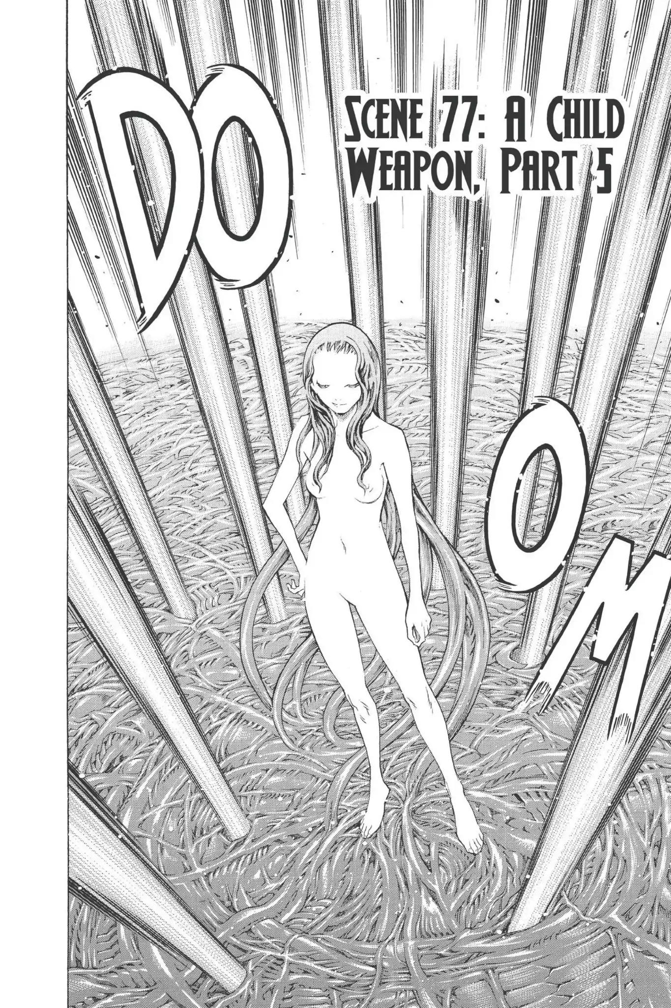 Claymore Chapter 77 page 2 - Chapter 77: Vol.14 Scene 77: A Child Weapon, Part 5