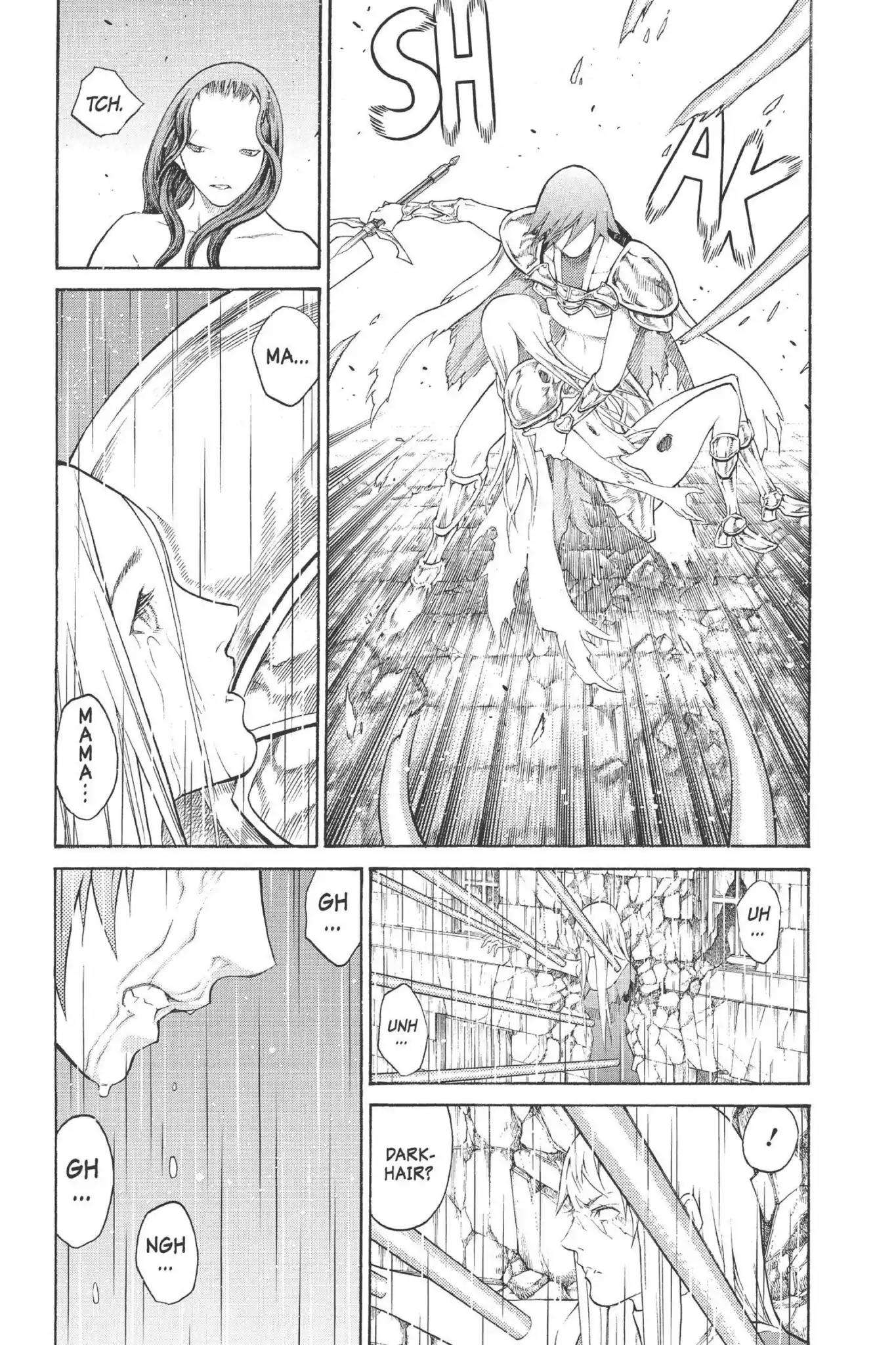 Claymore Chapter 77 page 22 - Chapter 77: Vol.14 Scene 77: A Child Weapon, Part 5