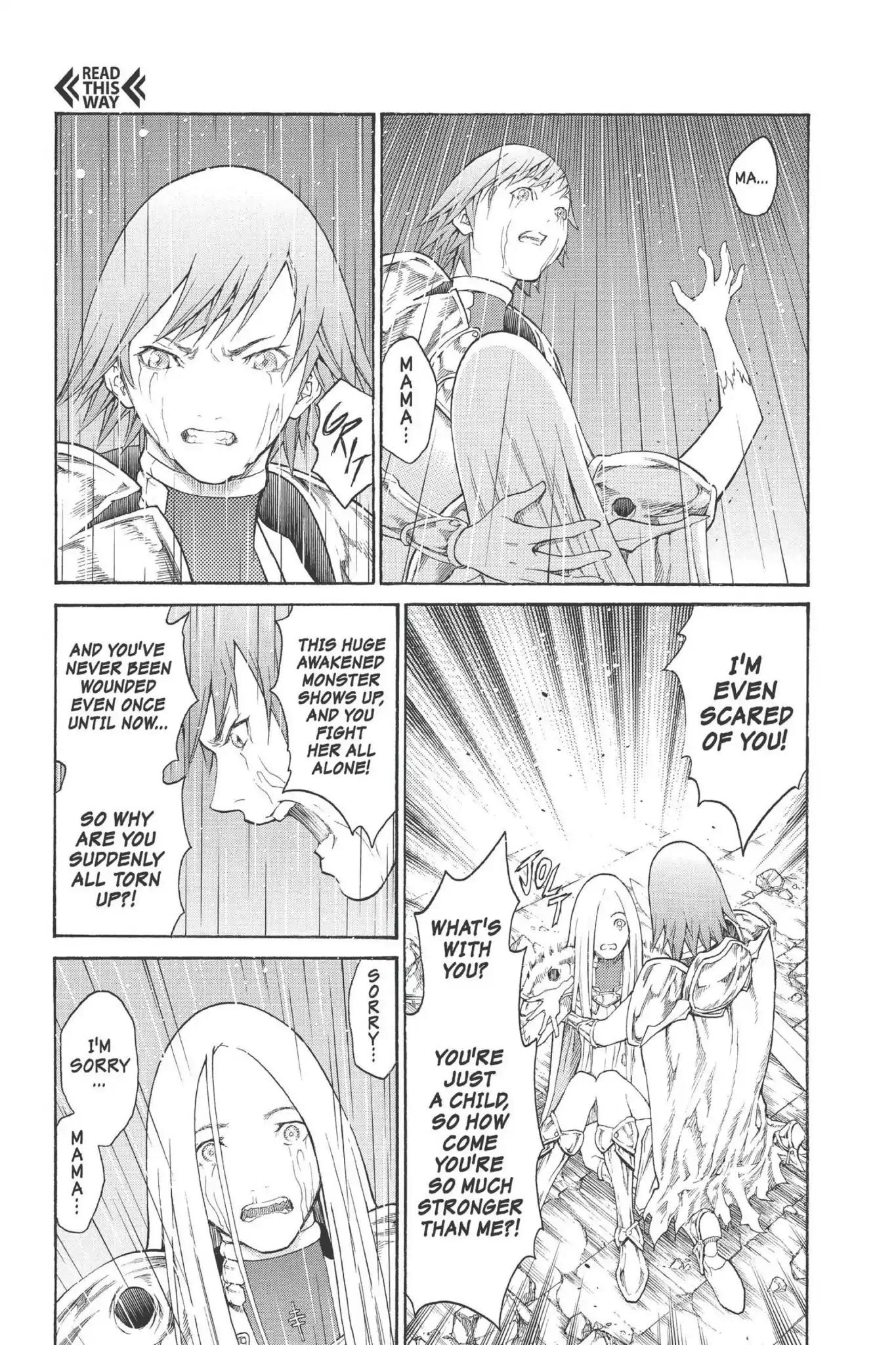 Claymore Chapter 77 page 24 - Chapter 77: Vol.14 Scene 77: A Child Weapon, Part 5